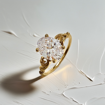 1.50ct Oval Diamond | Vintage Inspired Engagement Ring