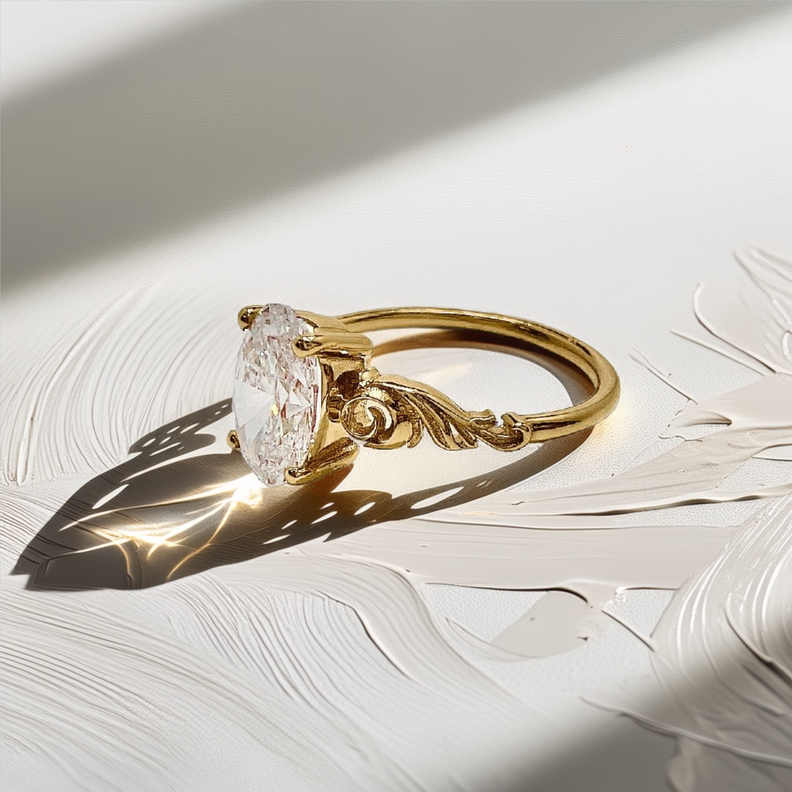 1.50ct Oval Diamond | Vintage Inspired Engagement Ring