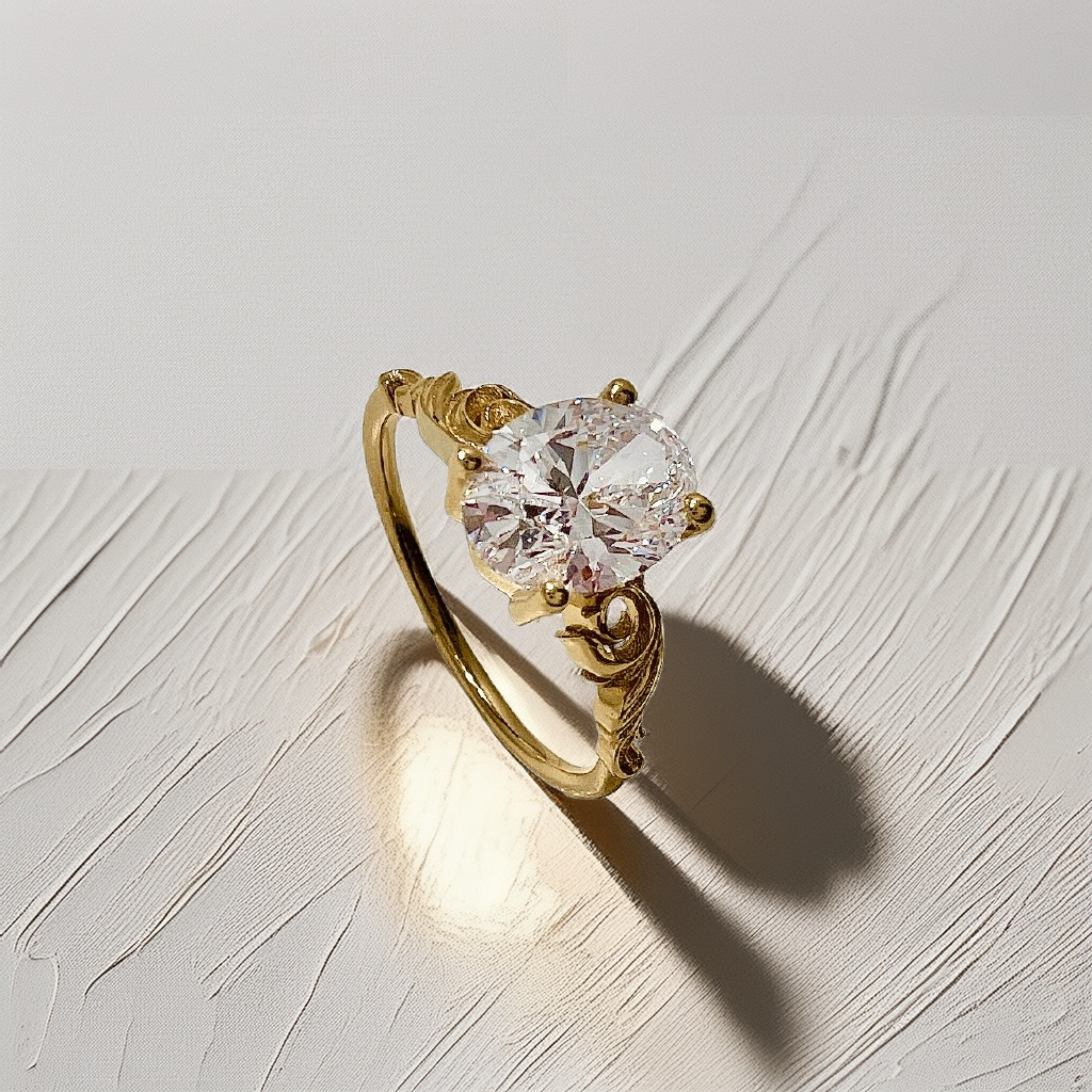 1.50ct Oval Diamond | Vintage Inspired Engagement Ring