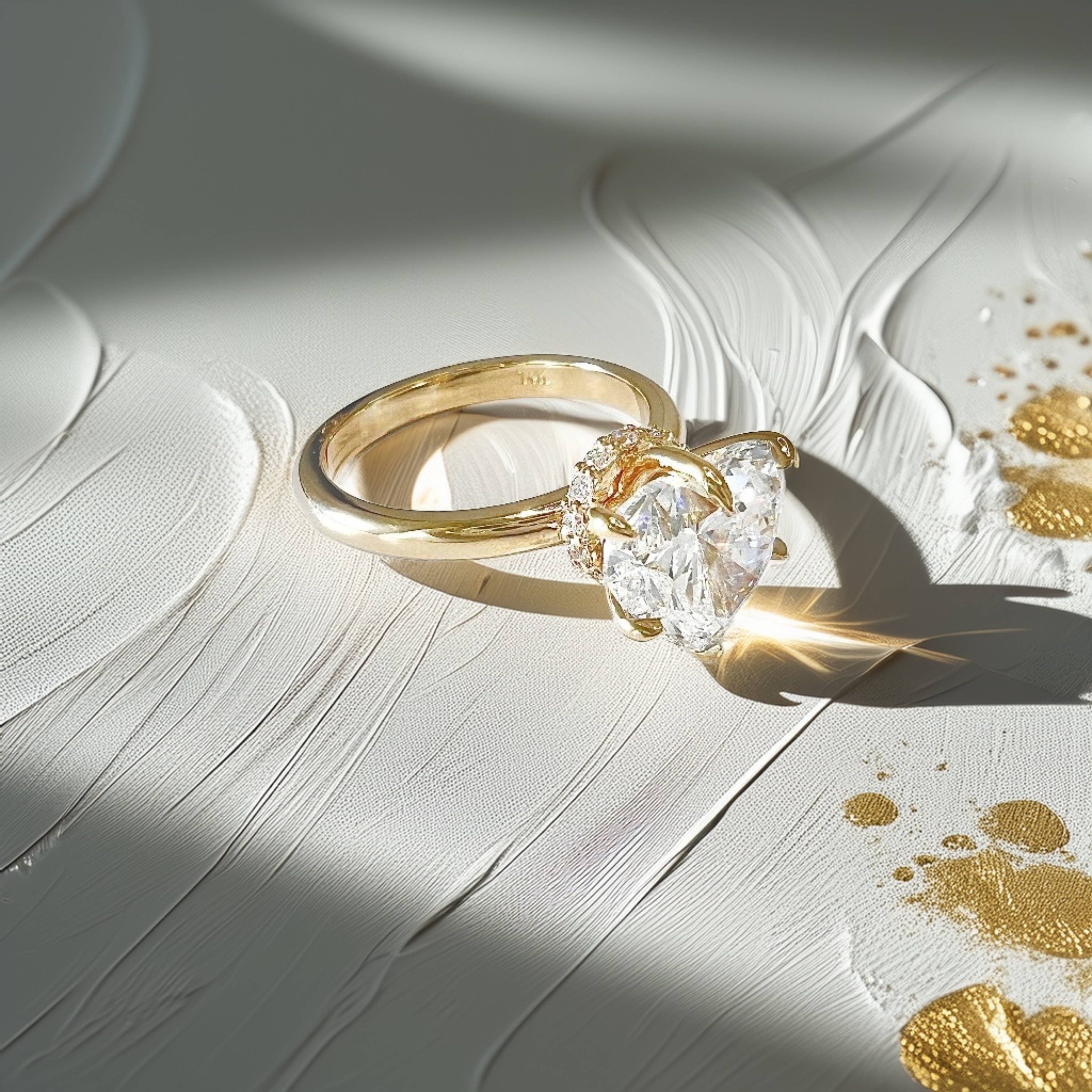 3-Carat Heart-Shaped Engagement Ring | Hidden Halo