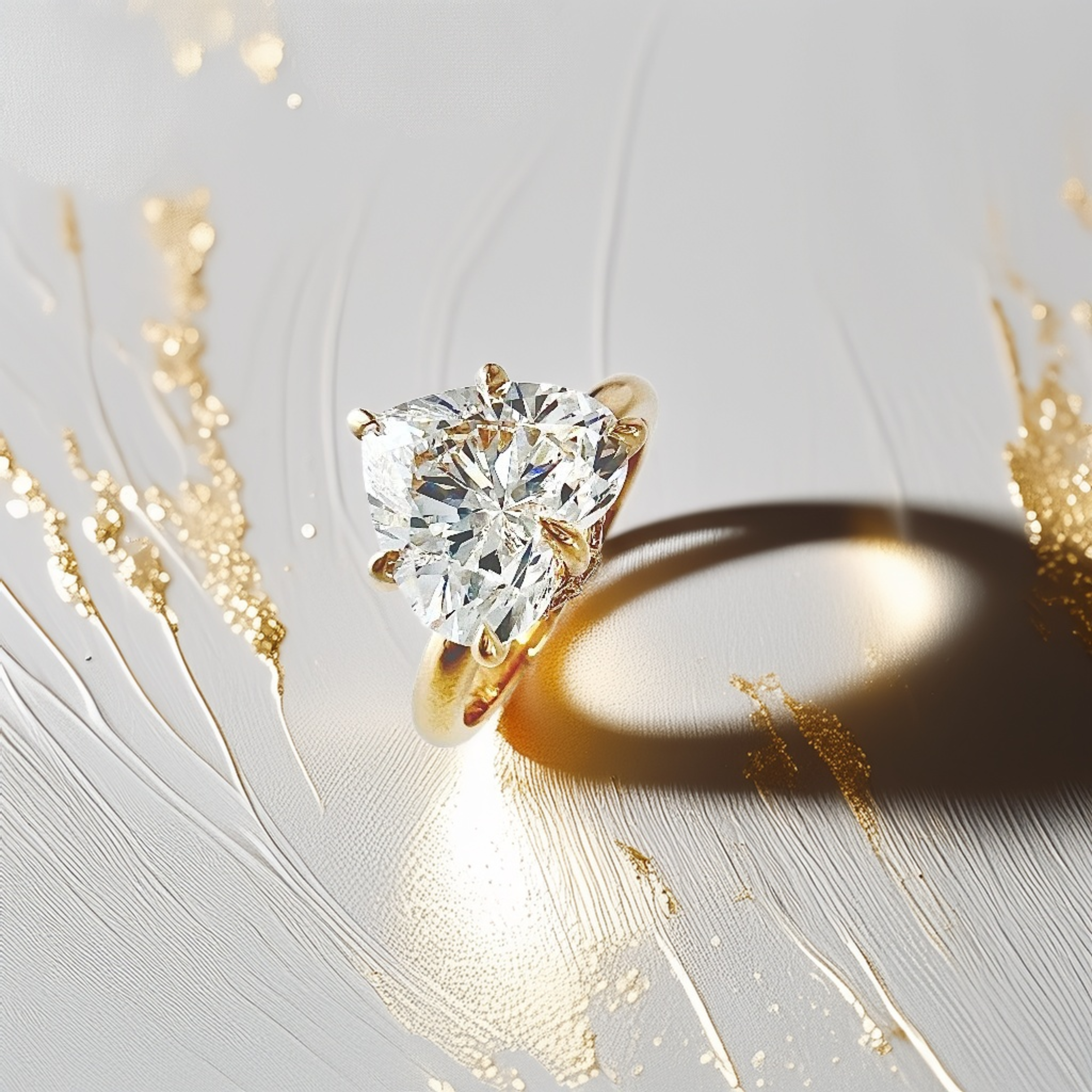 3-Carat Heart-Shaped Engagement Ring | Hidden Halo