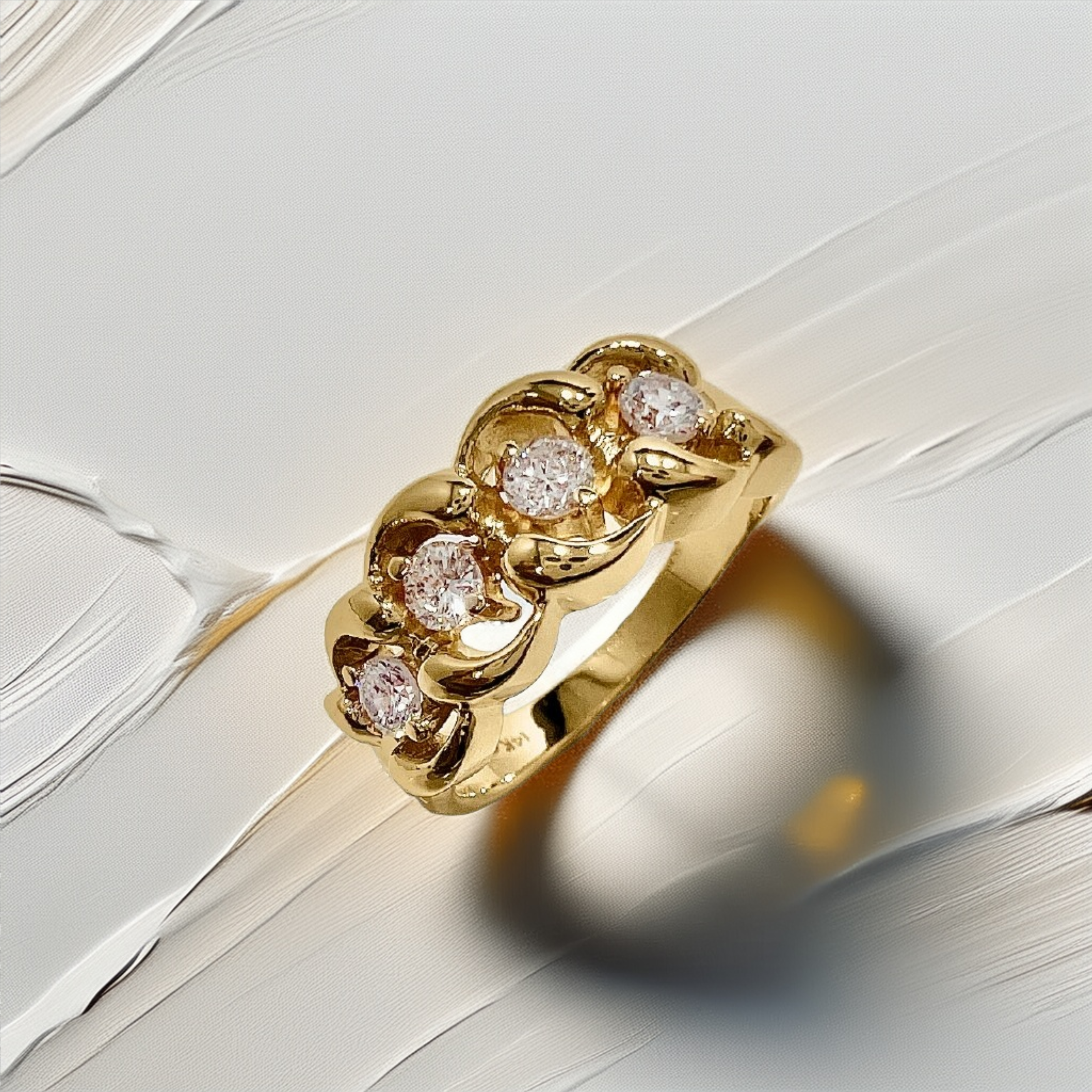 4-Stone Diamond Band 0.50ct