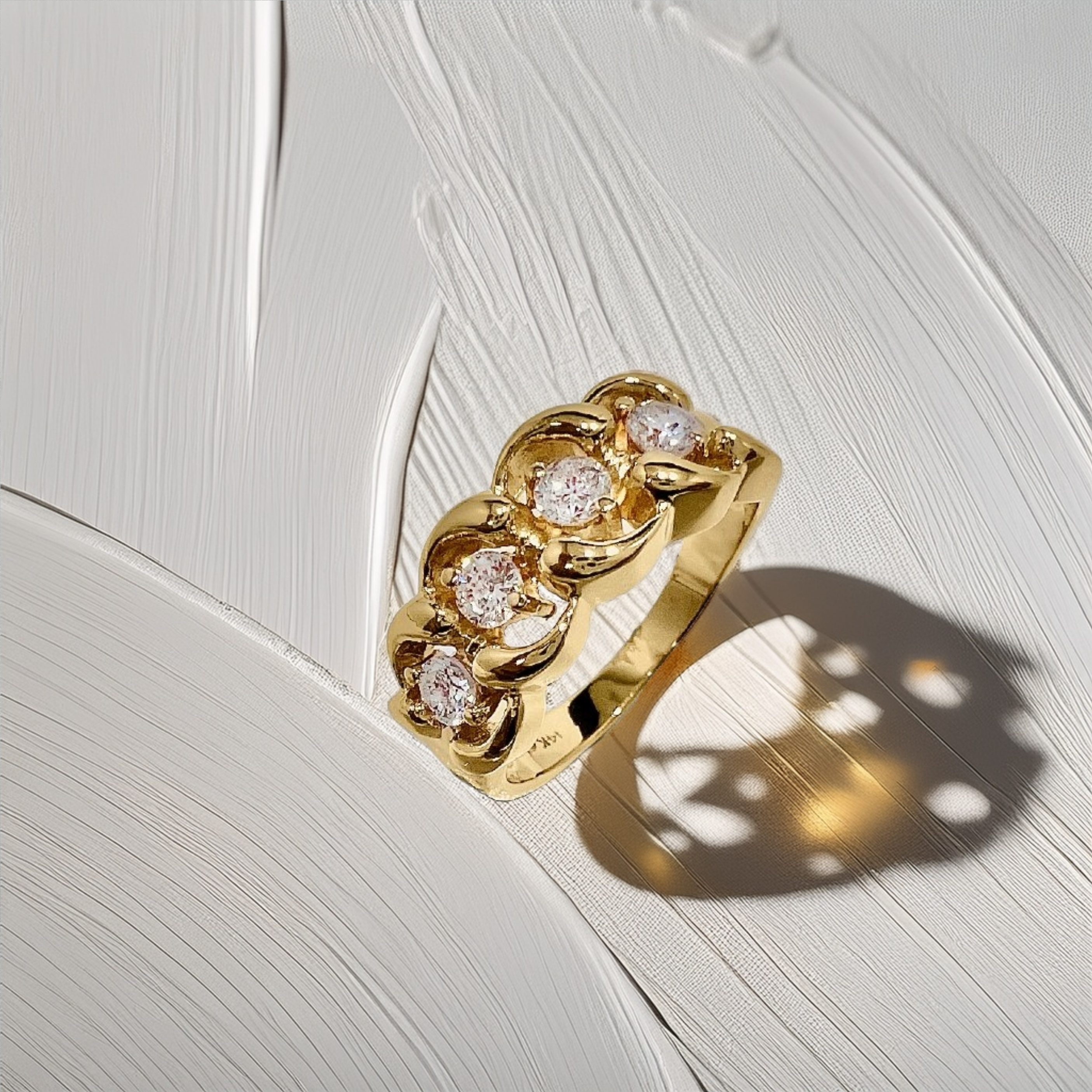 4-Stone Diamond Band 0.50ct