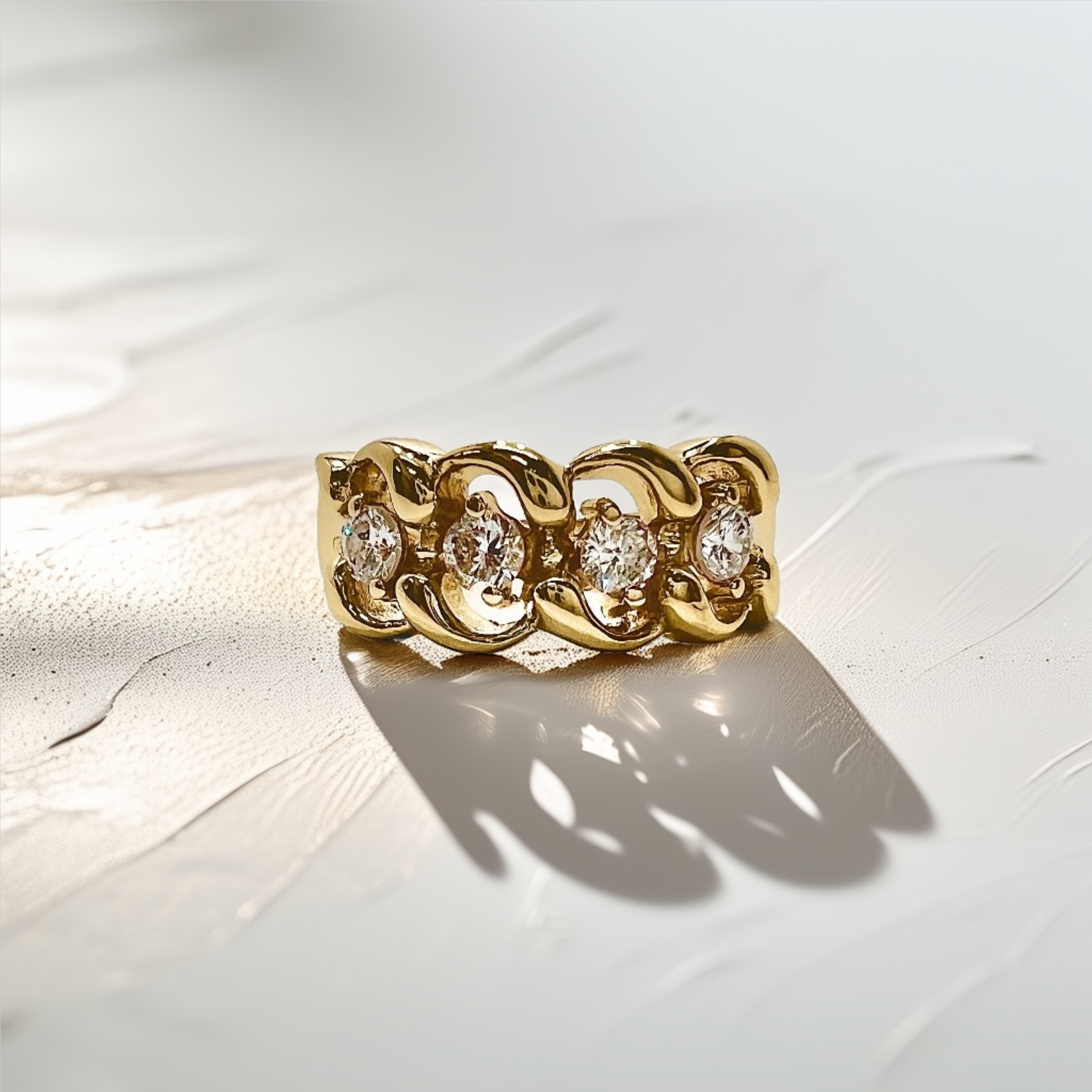 4-Stone Diamond Band 0.50ct