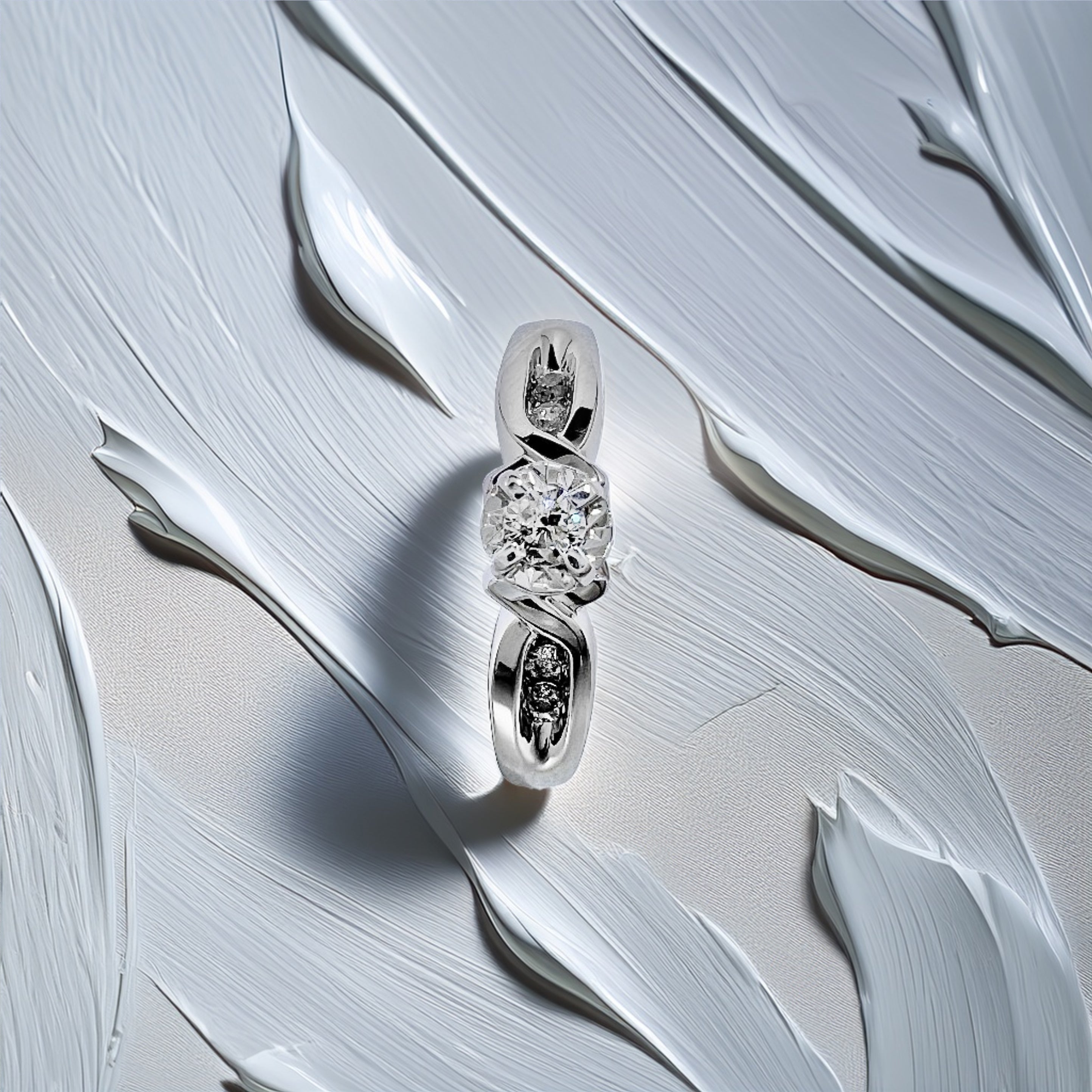 Vintage Diamond Engagement Ring 0.10ct