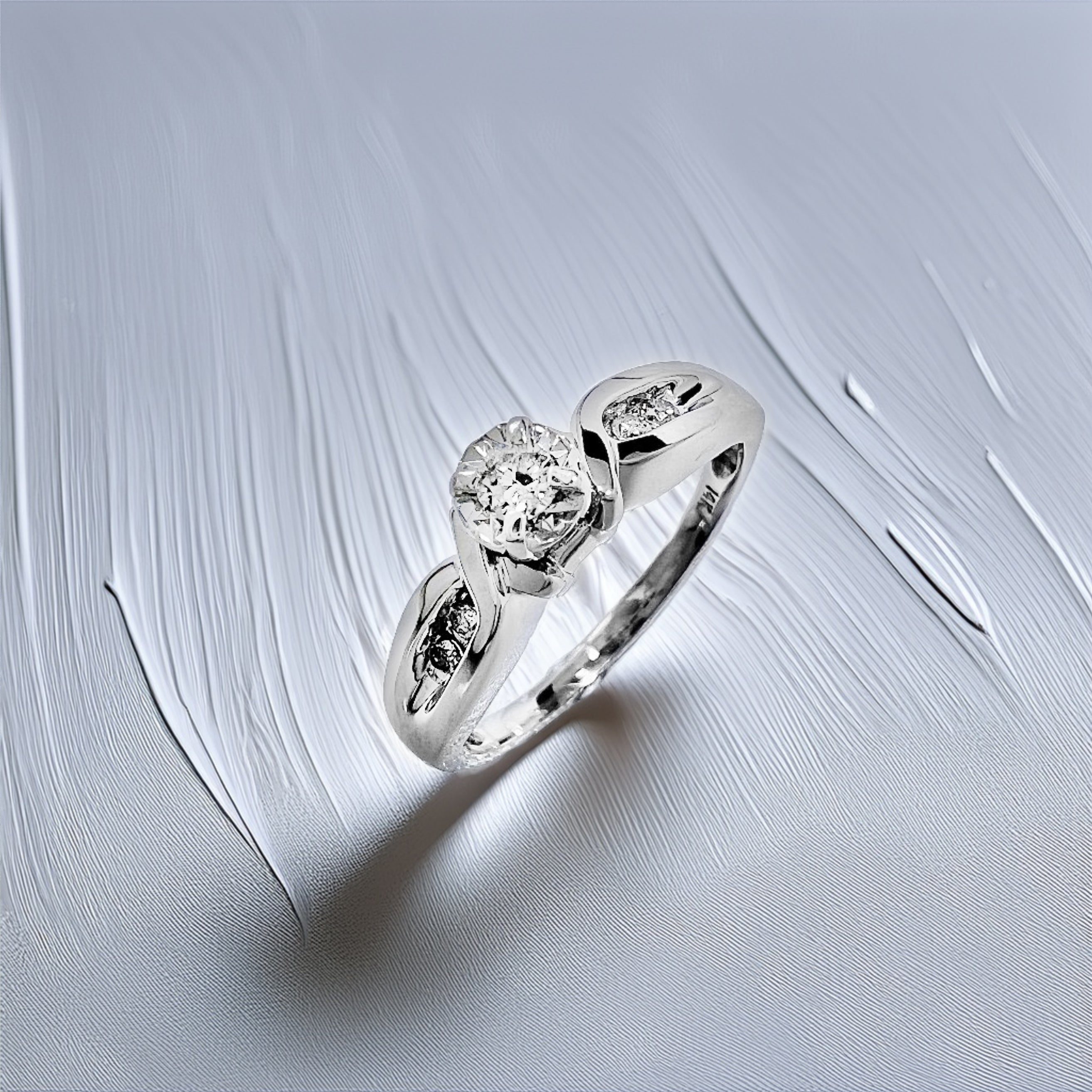 Vintage Diamond Engagement Ring 0.10ct