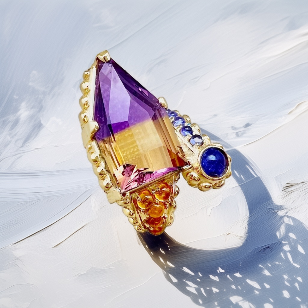Serpente Colorato | Ametrine Ring 16.67tcw