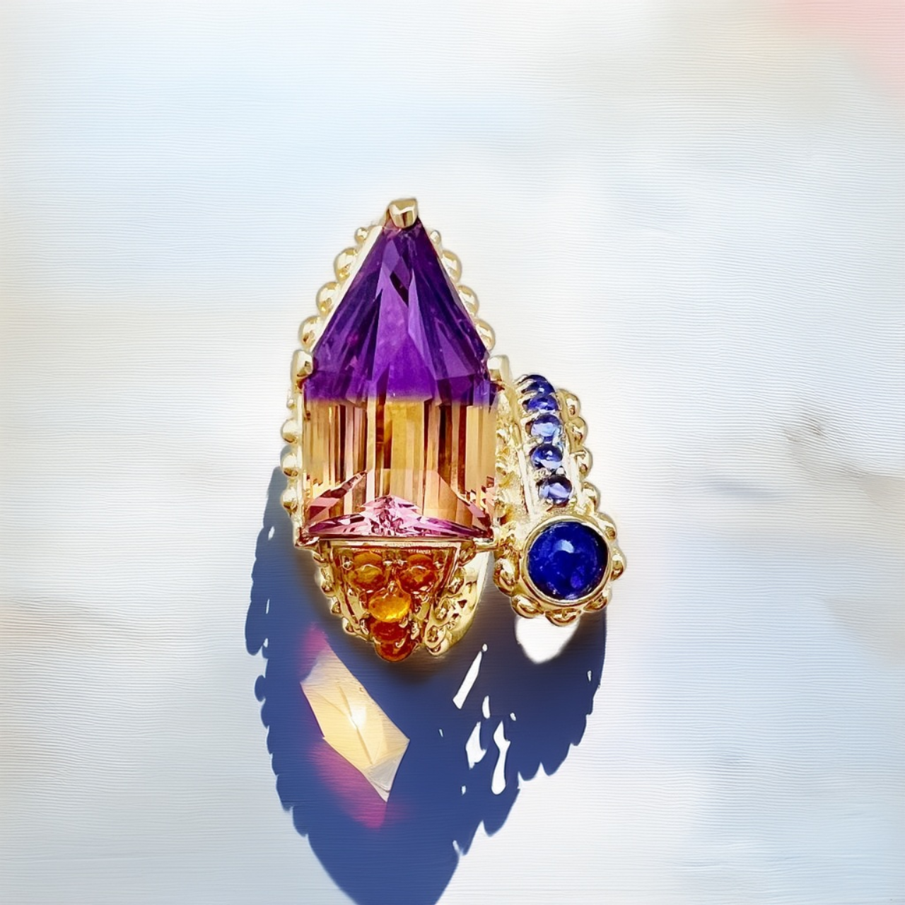 Serpente Colorato | Ametrine Ring 16.67tcw