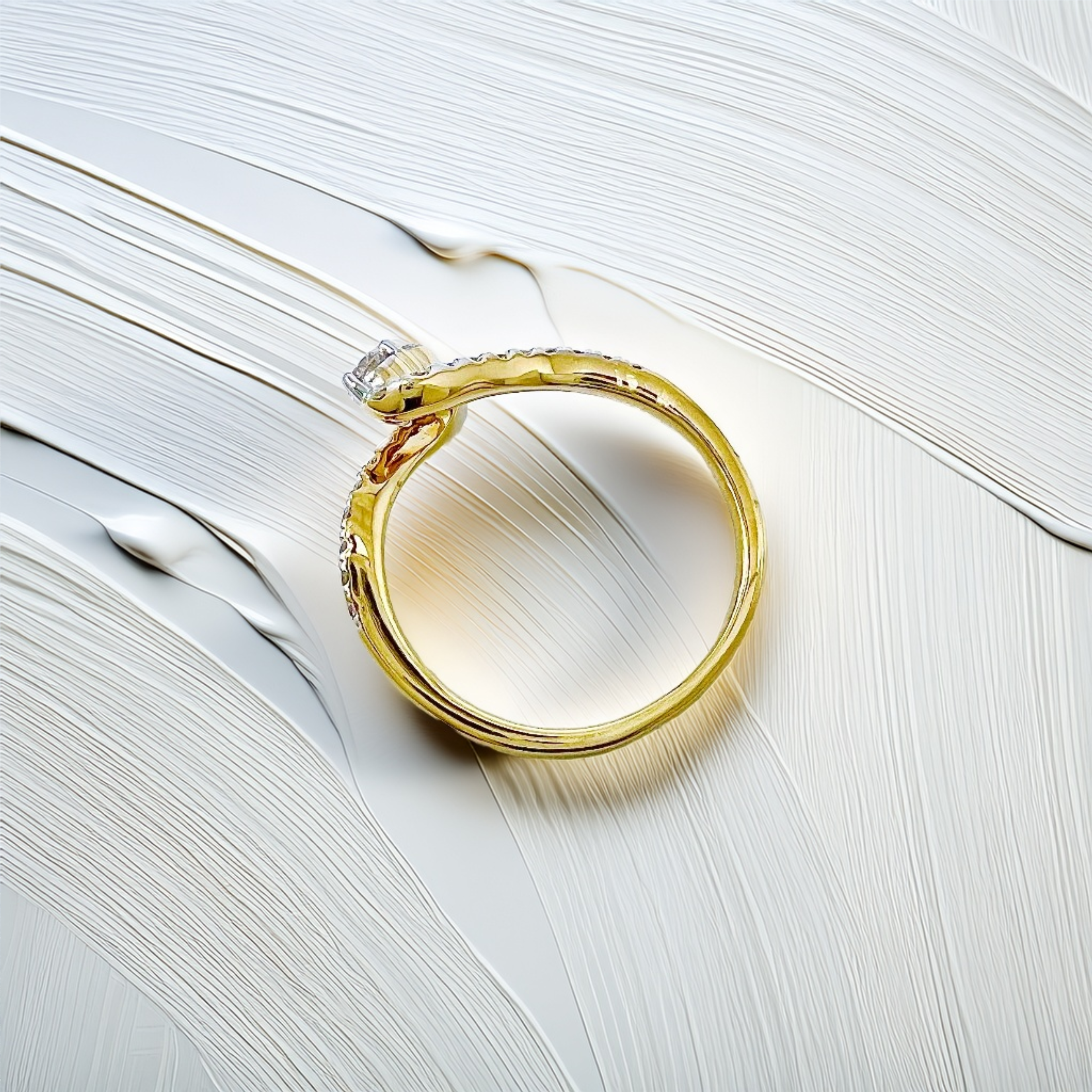 Bypass Diamond Ring 0.53tcw