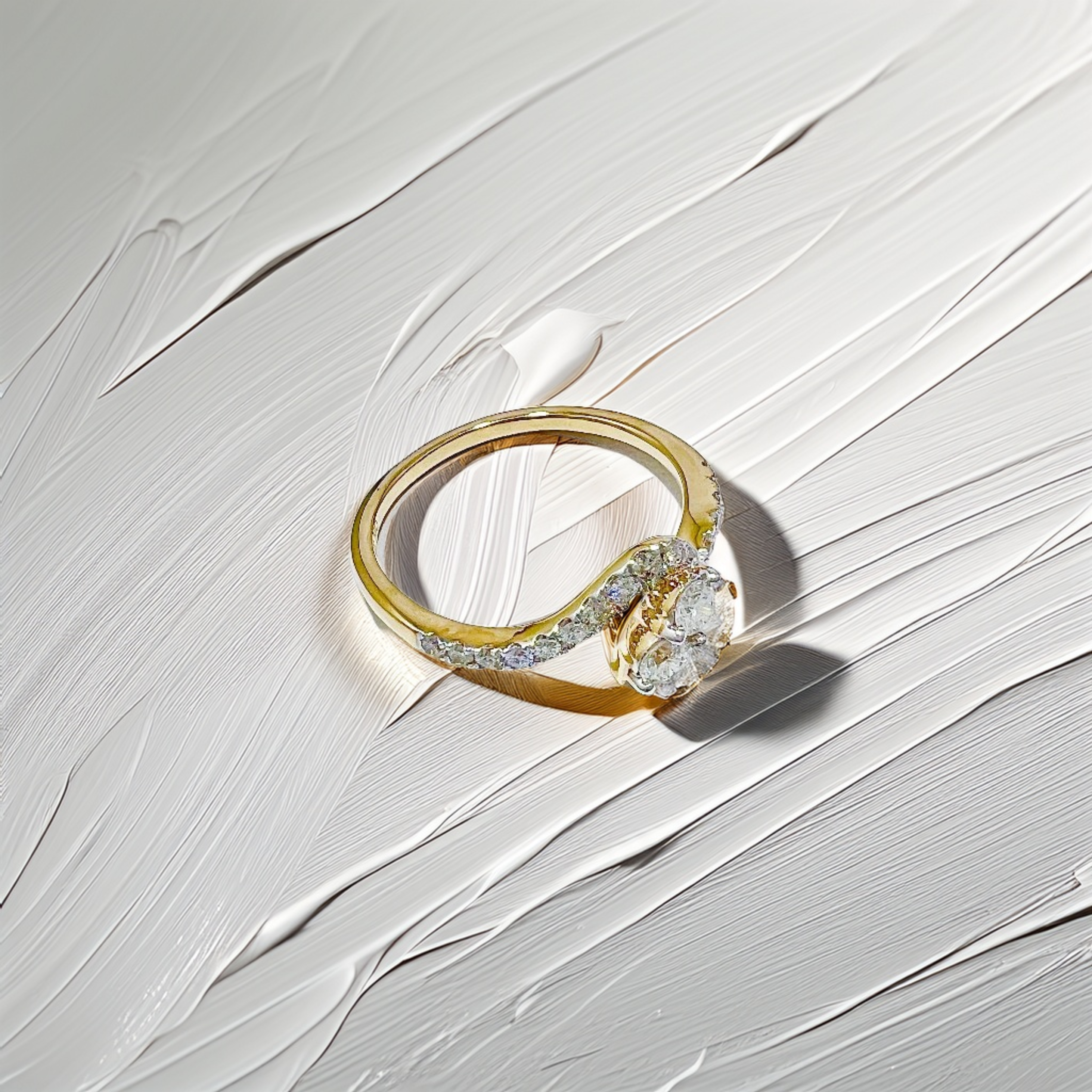 Bypass Diamond Ring 0.53tcw