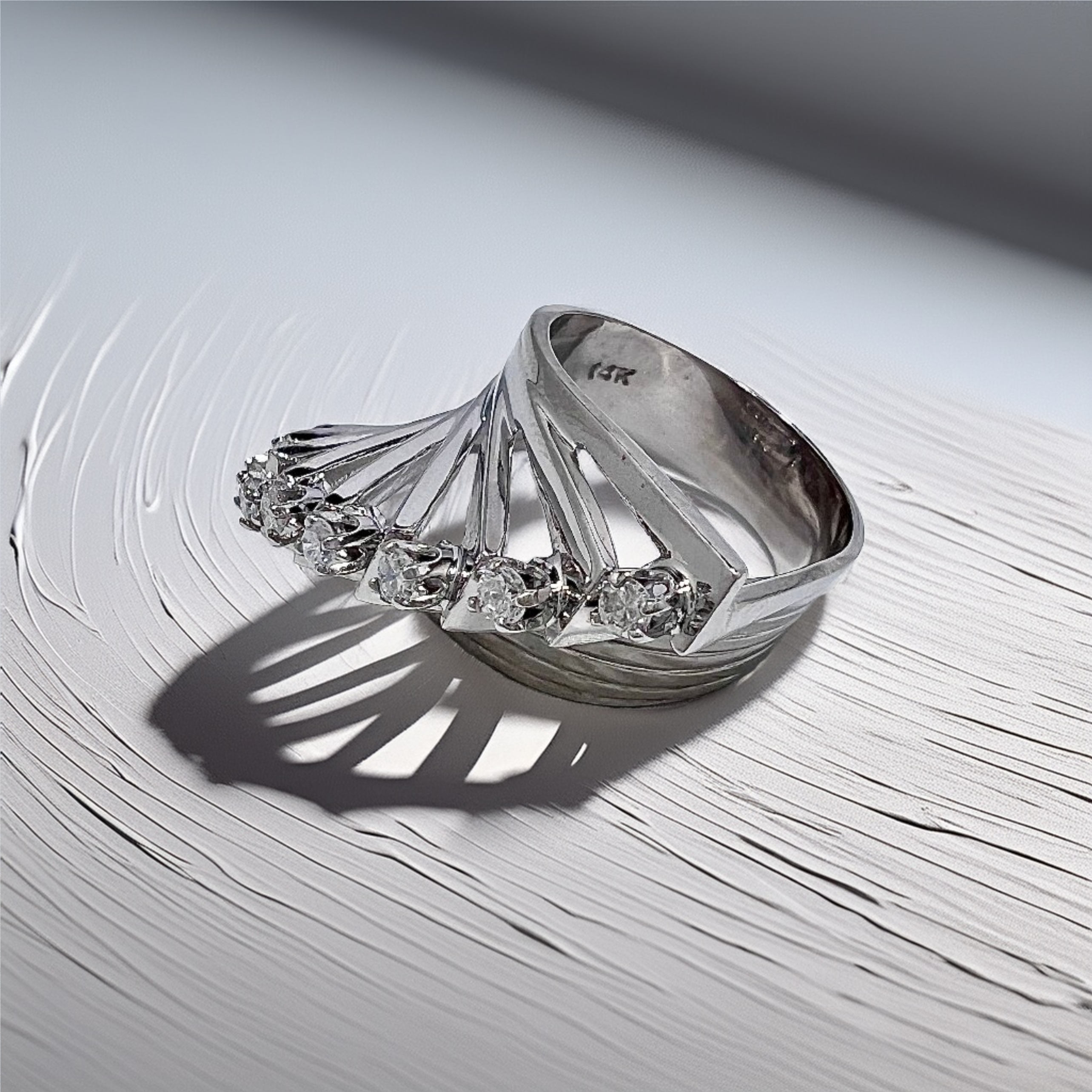 Diamond Cocktail Ring | Substantial 11.75g Statement Ring