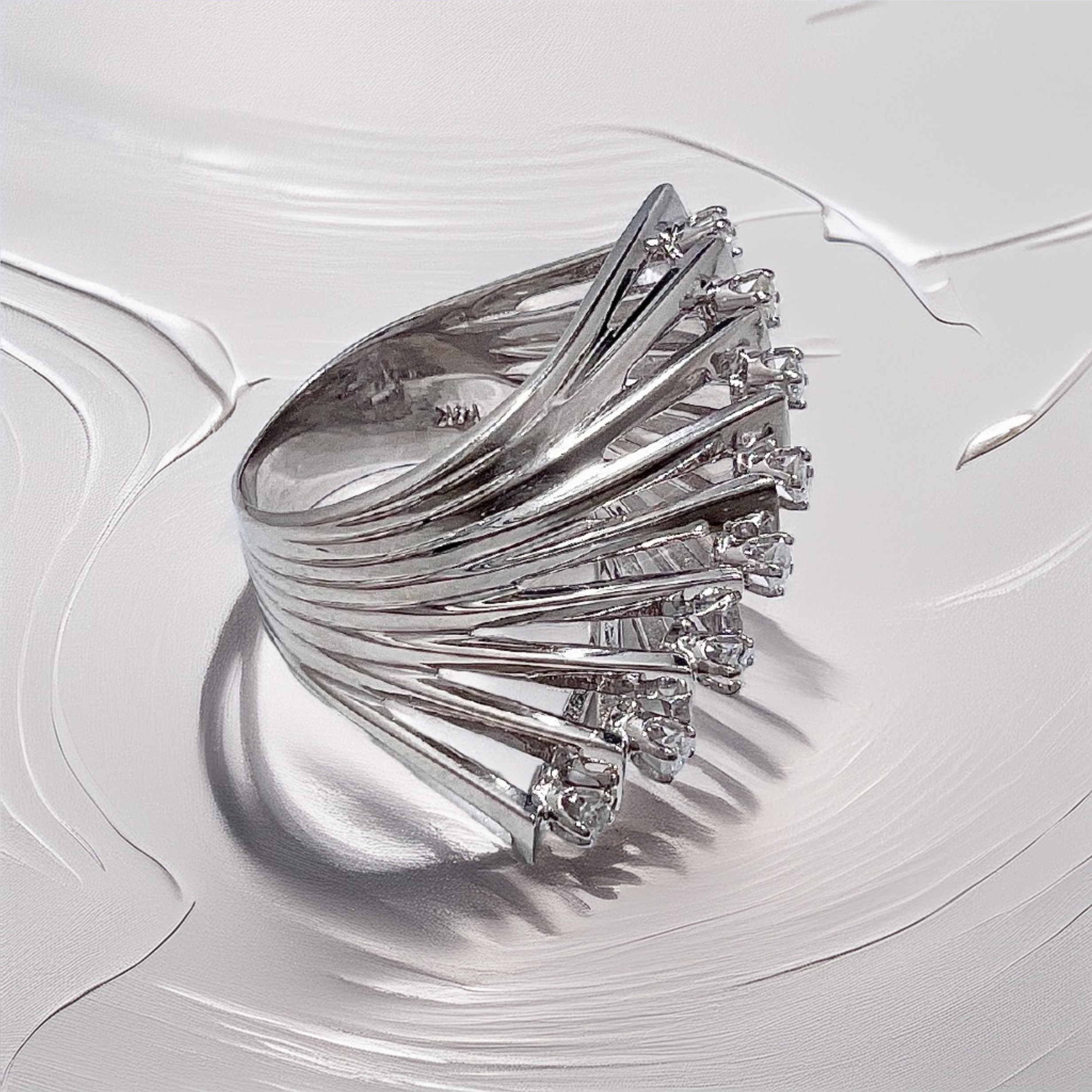 Diamond Cocktail Ring | Substantial 11.75g Statement Ring