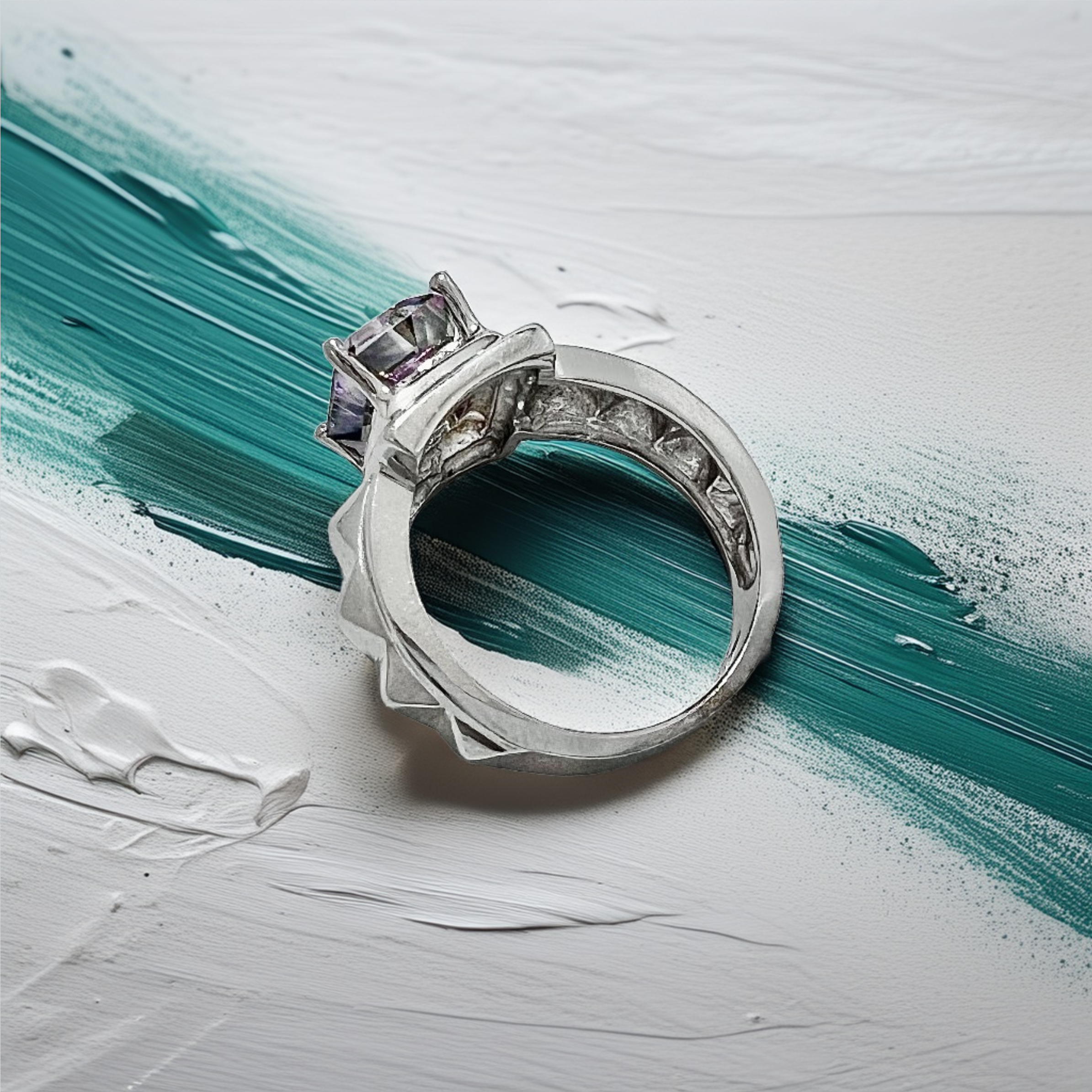 Mystic Topaz Ring | Dimensional Design