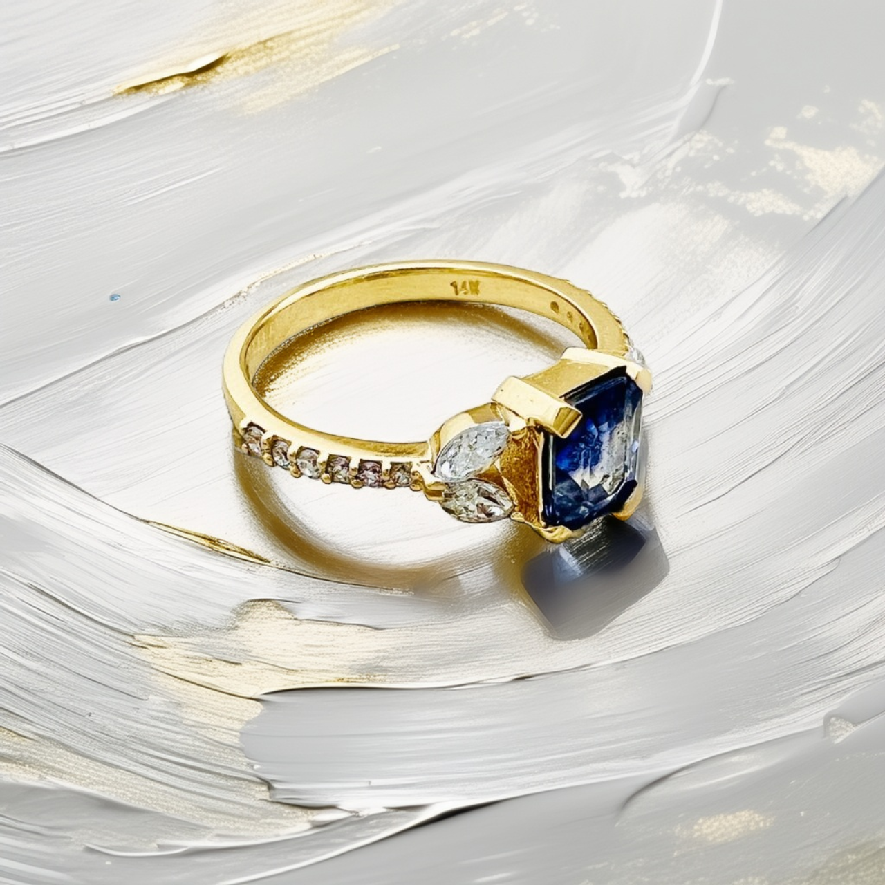 Azure | Sapphire Engagement Ring