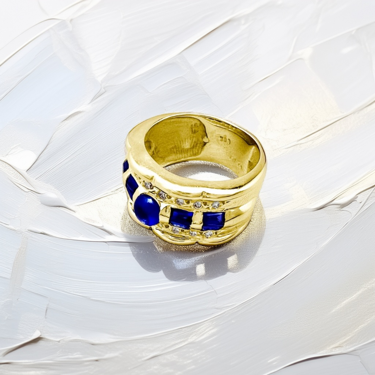 Cabochon Sapphire Ring 1.60tcw
