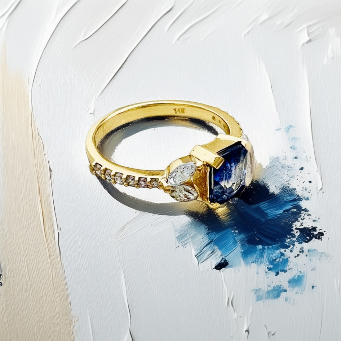 Azure | Sapphire Engagement Ring