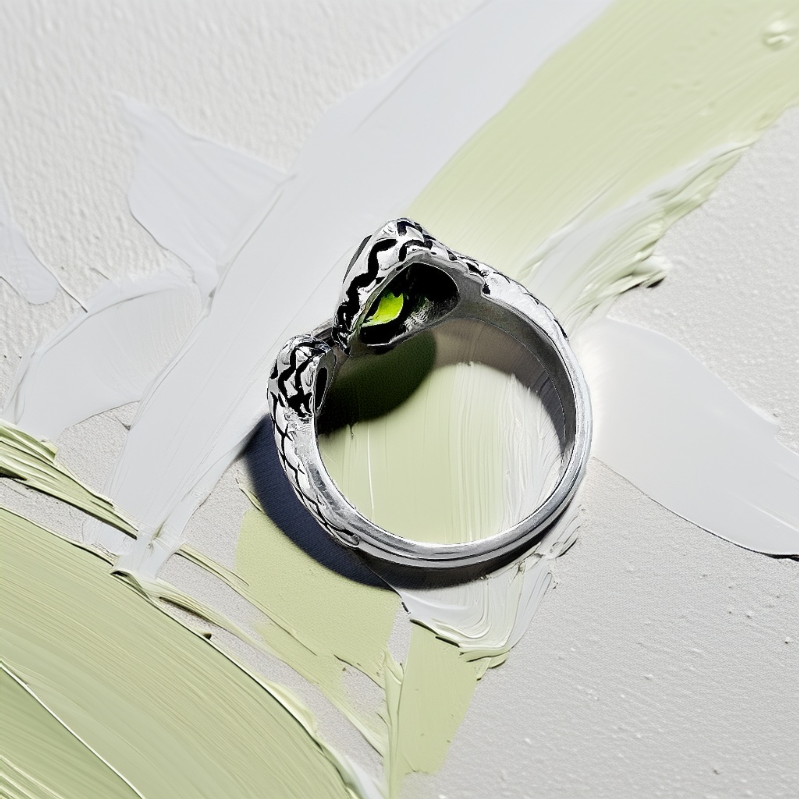 Serpents Eye Of Life | Tourmaline Statement Ring