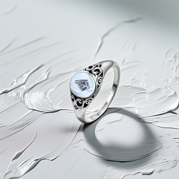 Kite Shaped Signet Ring | Antique-Inspired