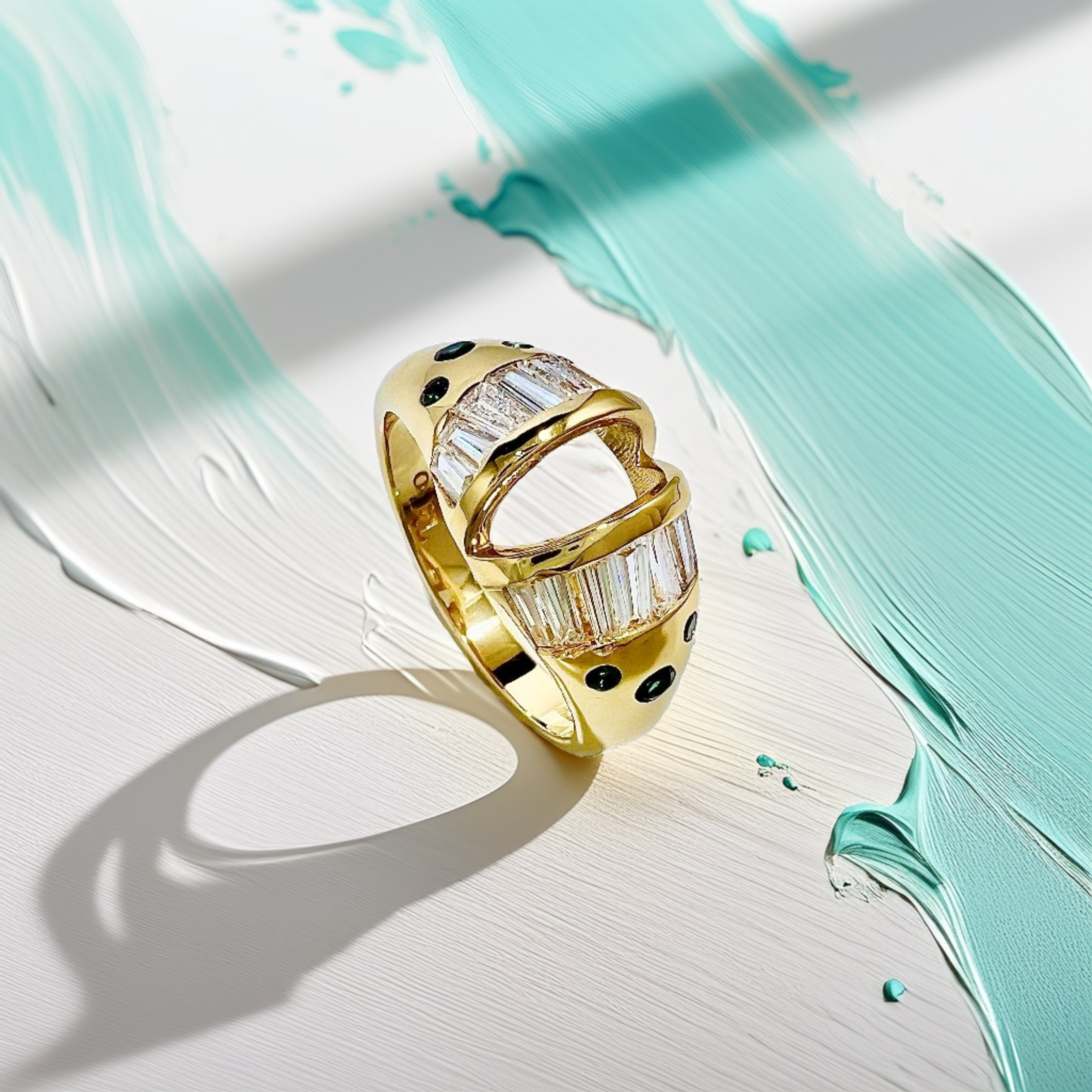 La Faminine | Diamond Open Ring 18kt