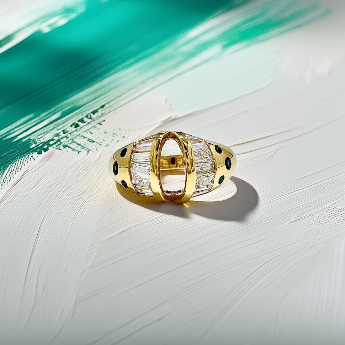 La Faminine | Diamond Open Ring 18kt