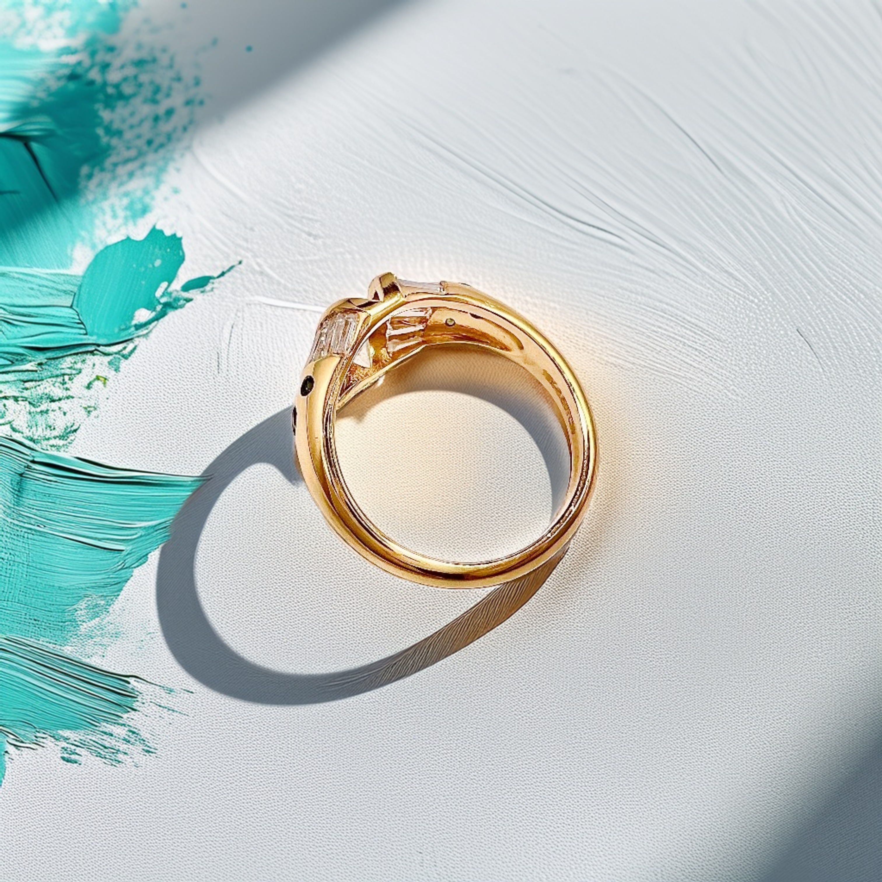 La Faminine | Diamond Open Ring 18kt