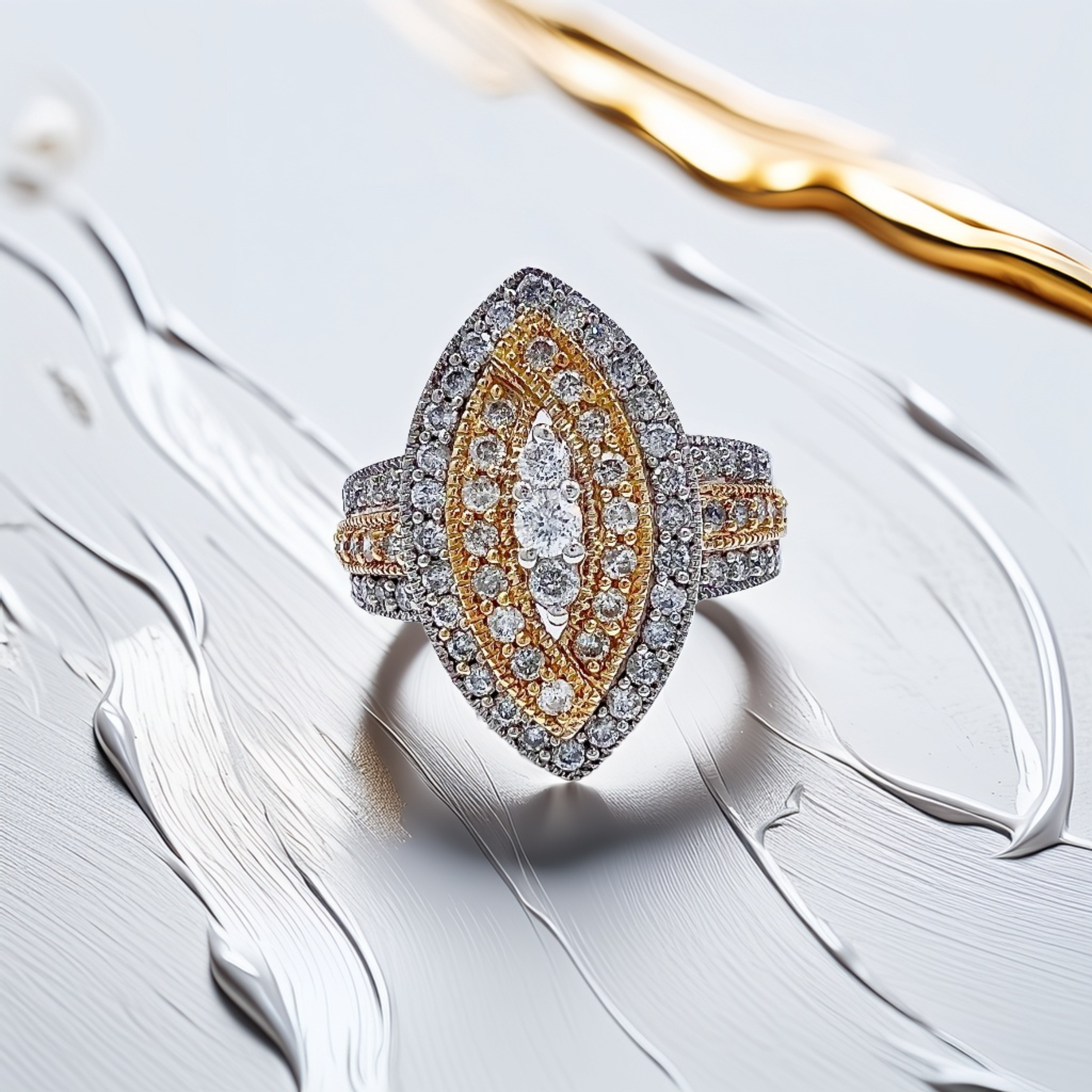 Marquise-Shape Diamond Ring 1.20tcw