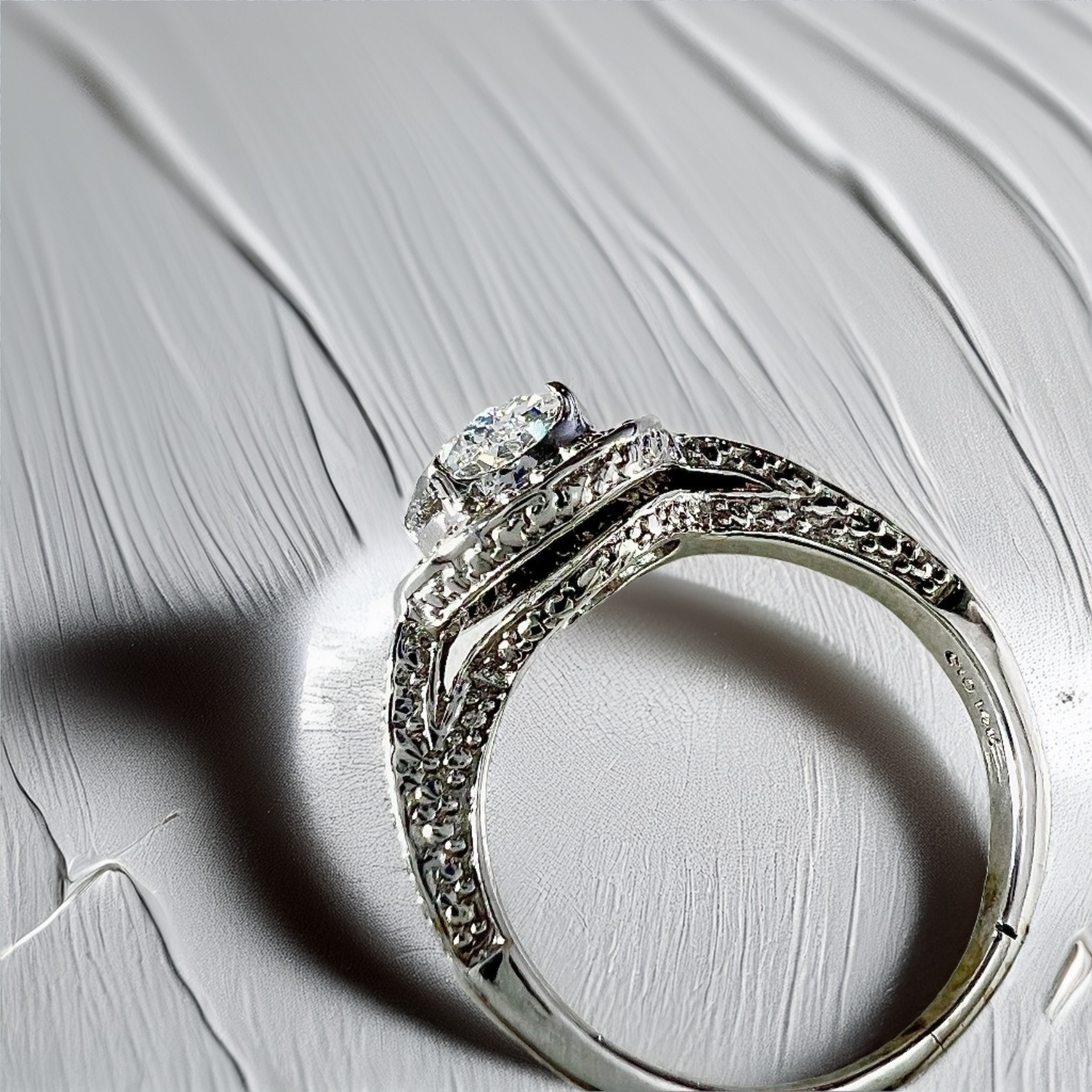 1.50ct Oval-Cut Lab Diamond Halo Engagement Ring White Gold