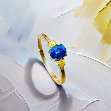 Madagascar Sapphire | Oval Sapphire Ring 0.40tcw