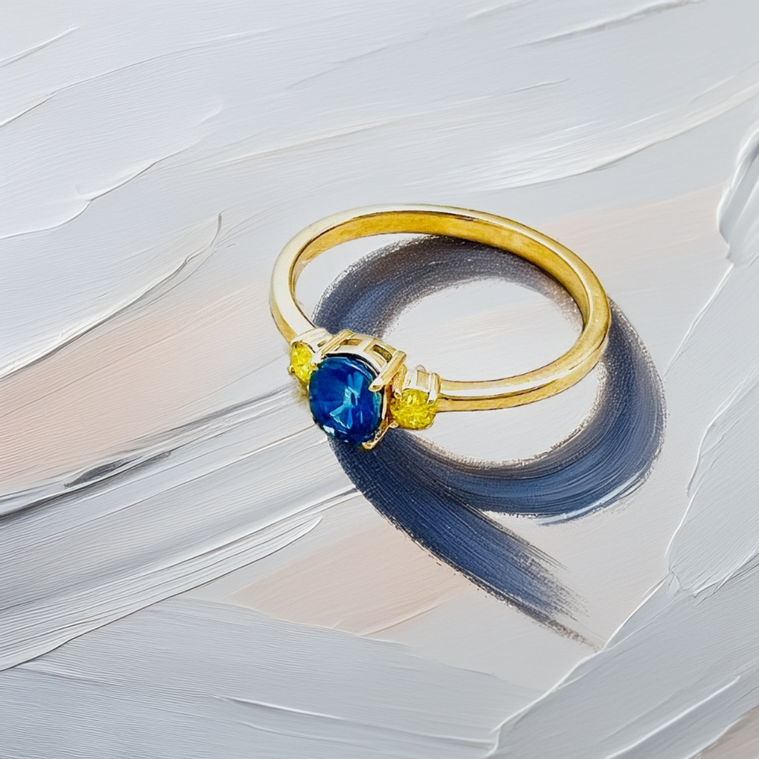 Madagascar Sapphire | Oval Sapphire Ring 0.40tcw