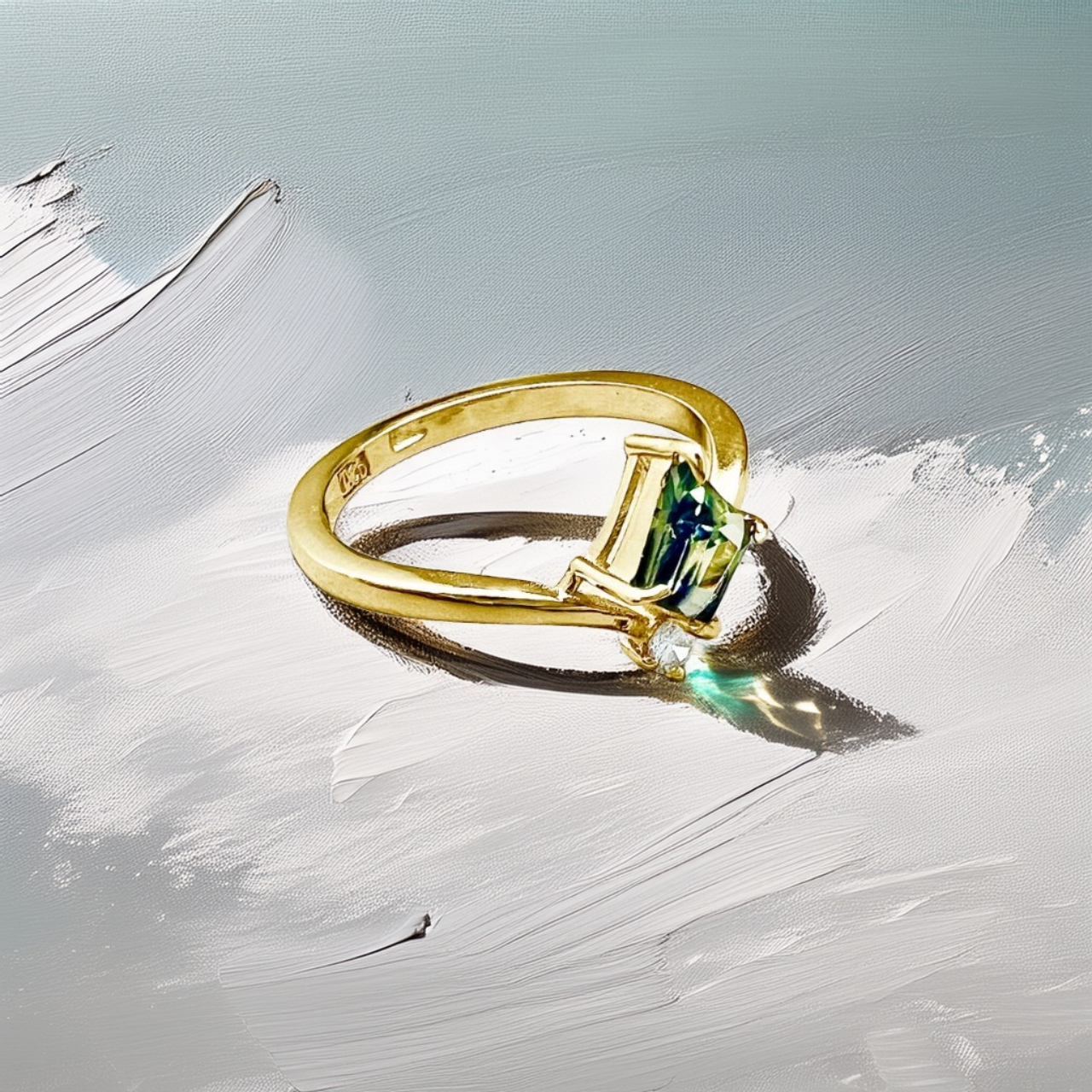 Reginae | Parti Sapphire Engagement Ring