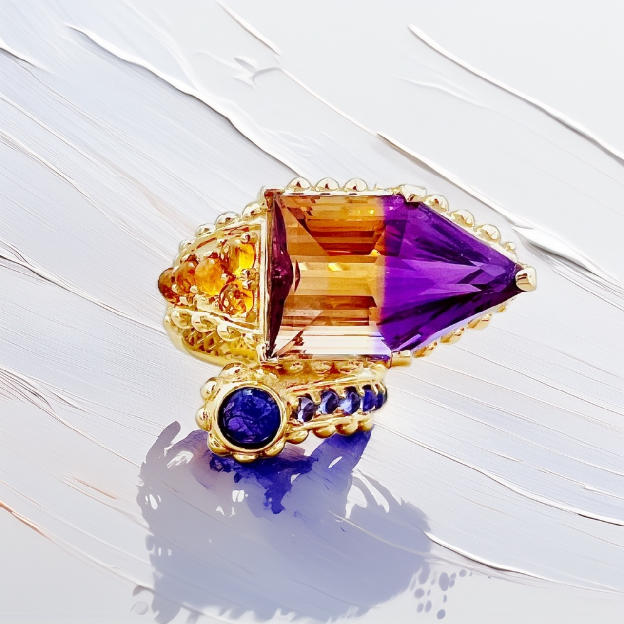 Serpente Colorato | Ametrine Ring 16.67tcw