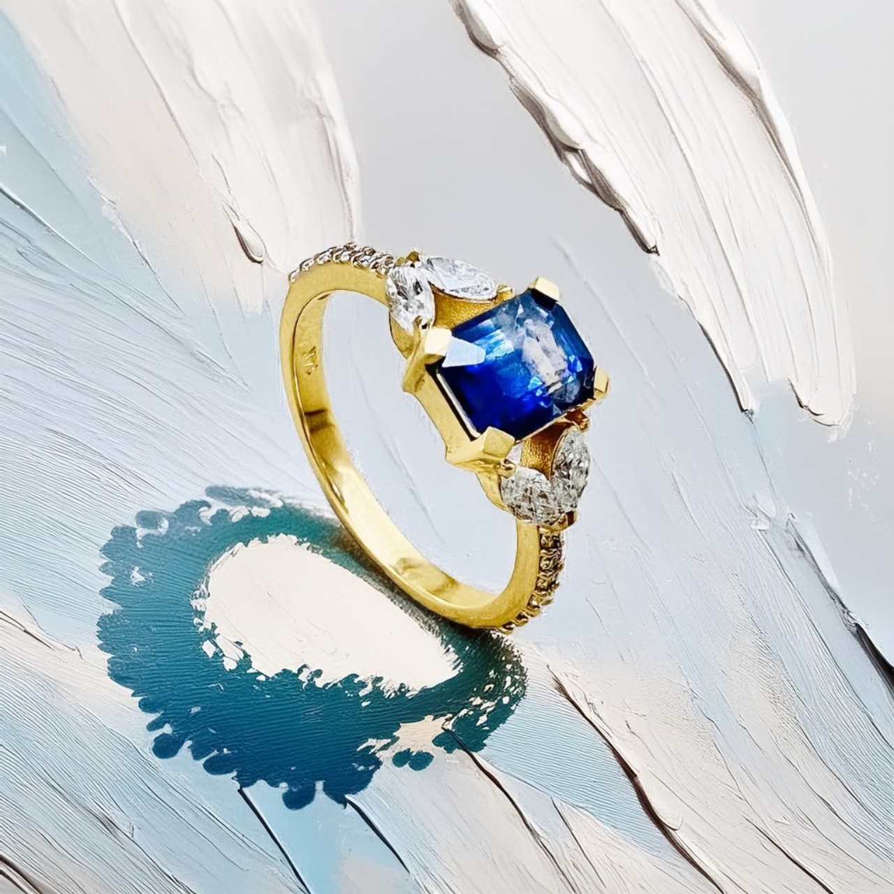 Azure | Sapphire Engagement Ring
