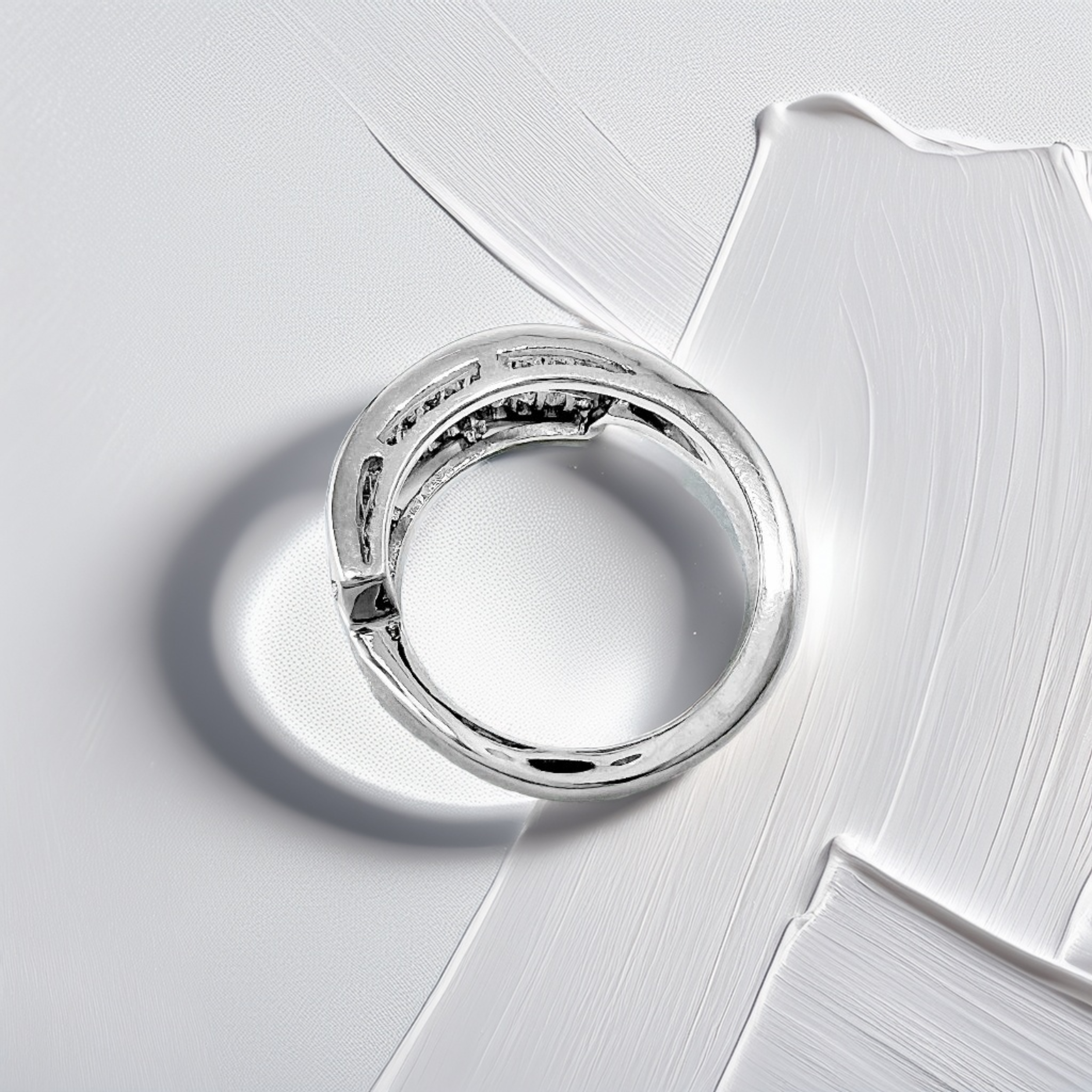 18kt Baguette Diamond Cocktail Ring 2tcw