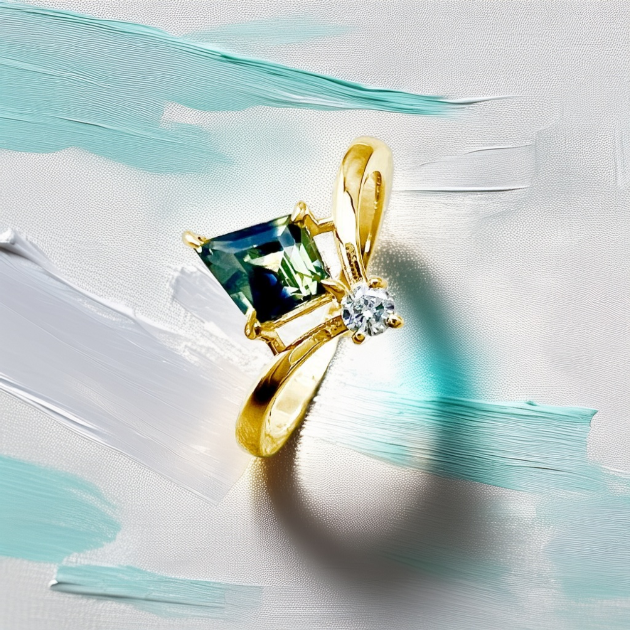 Reginae | Parti Sapphire Engagement Ring