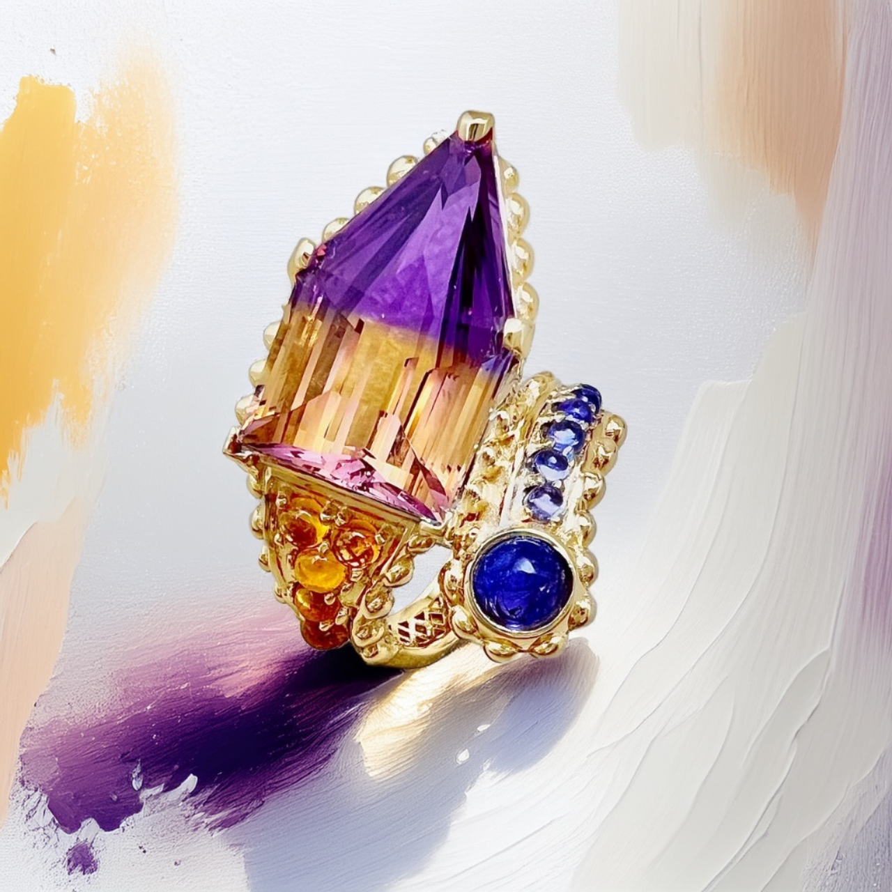 Serpente Colorato | Ametrine Ring 16.67tcw