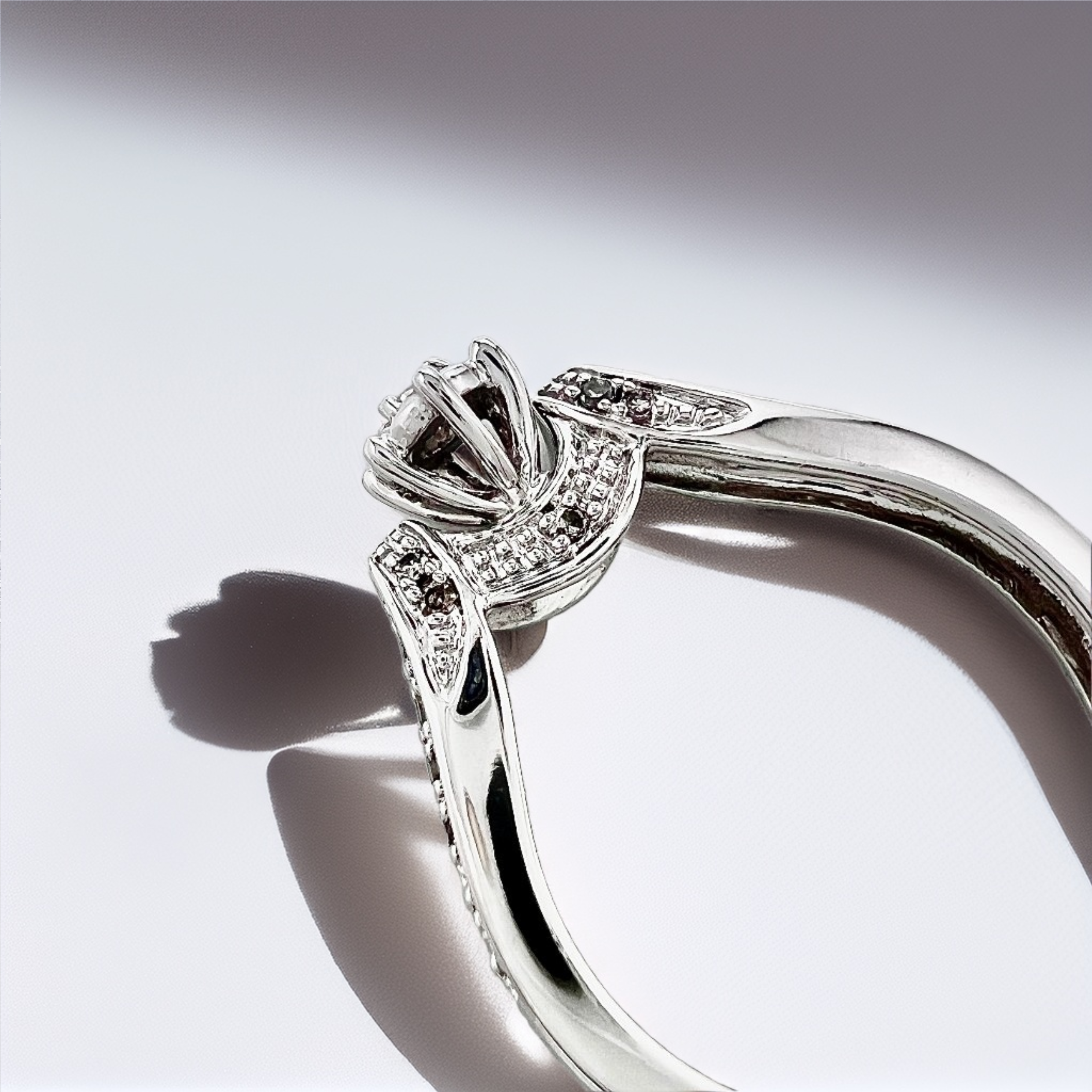 Vintage Diamond Engagement Ring 0.26tcw