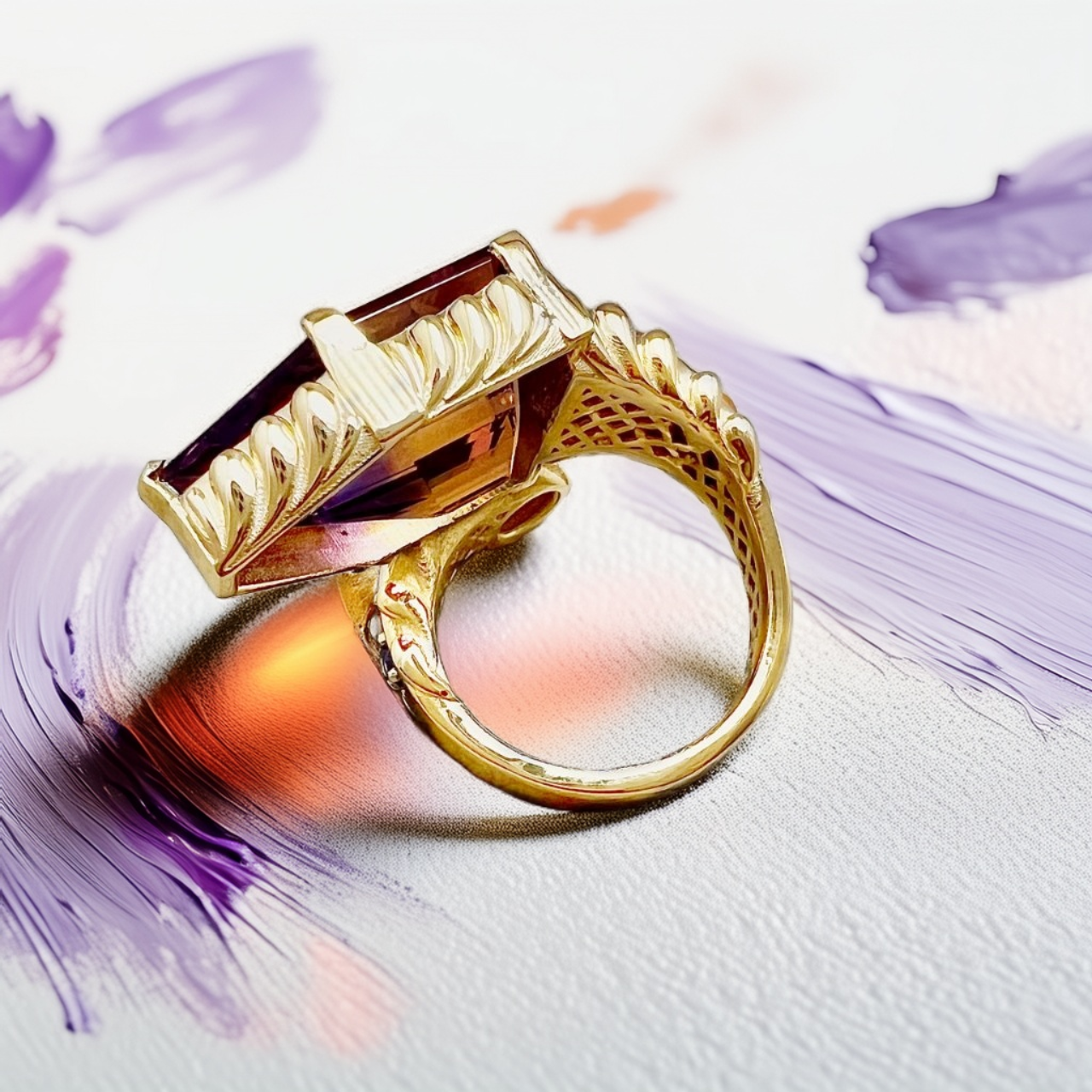Serpente Colorato | Ametrine Ring 16.67tcw