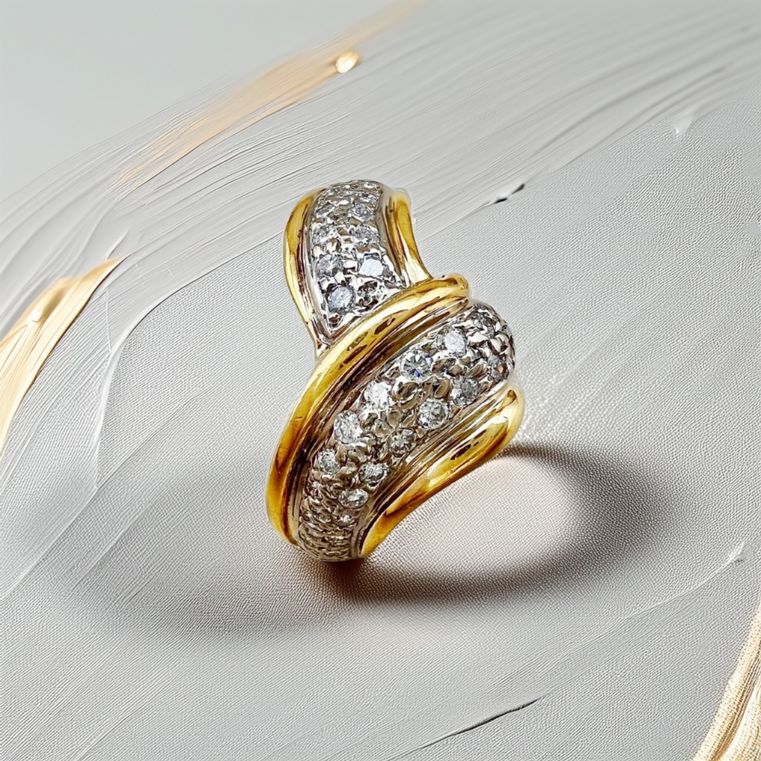 Vintage Diamond Cocktail Ring 0.44ct