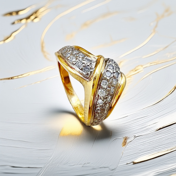 Vintage Diamond Cocktail Ring 0.44ct