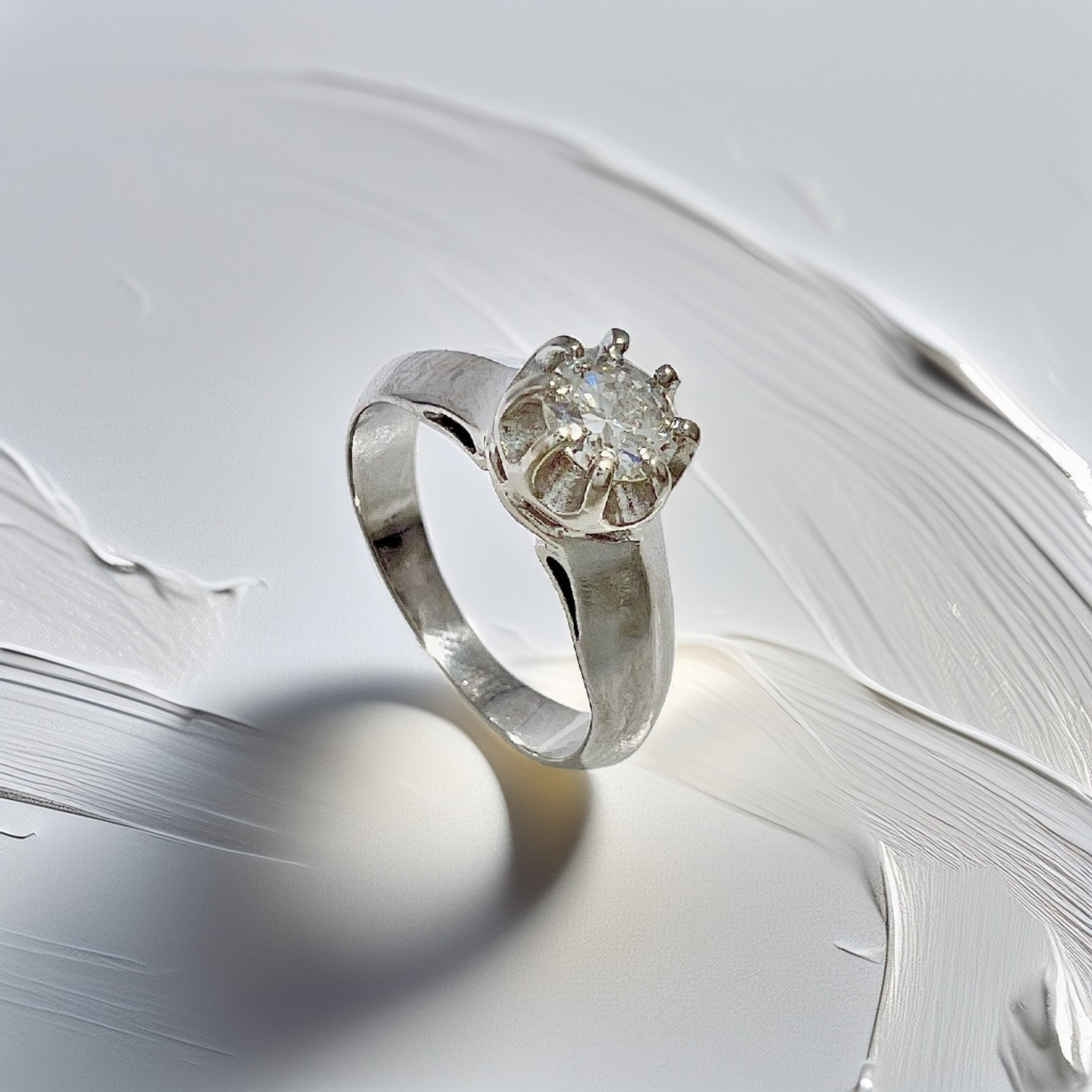 Vintage Diamond Solitaire Ring 0.25tcw