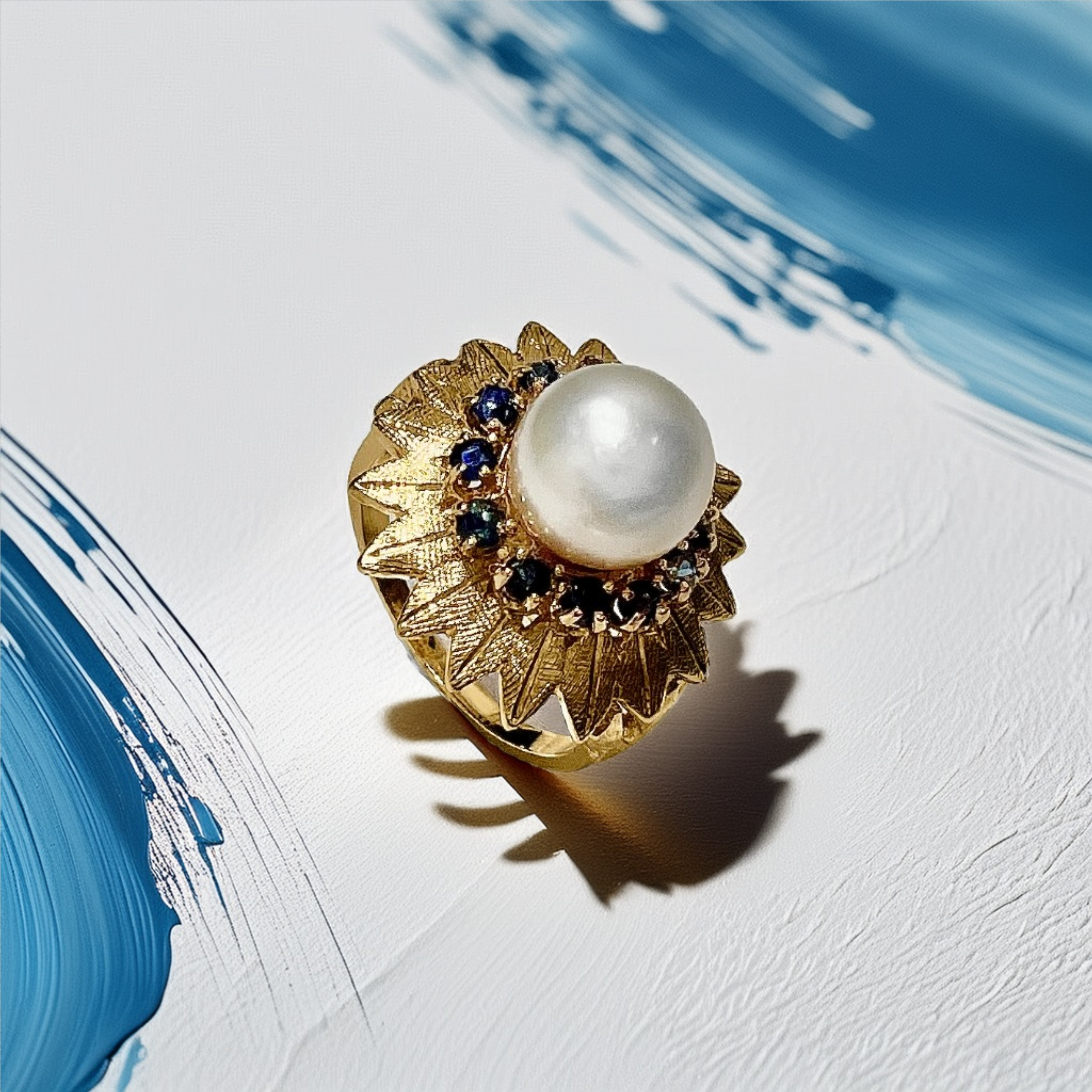 Vintage Pearl Ring 7.80mm