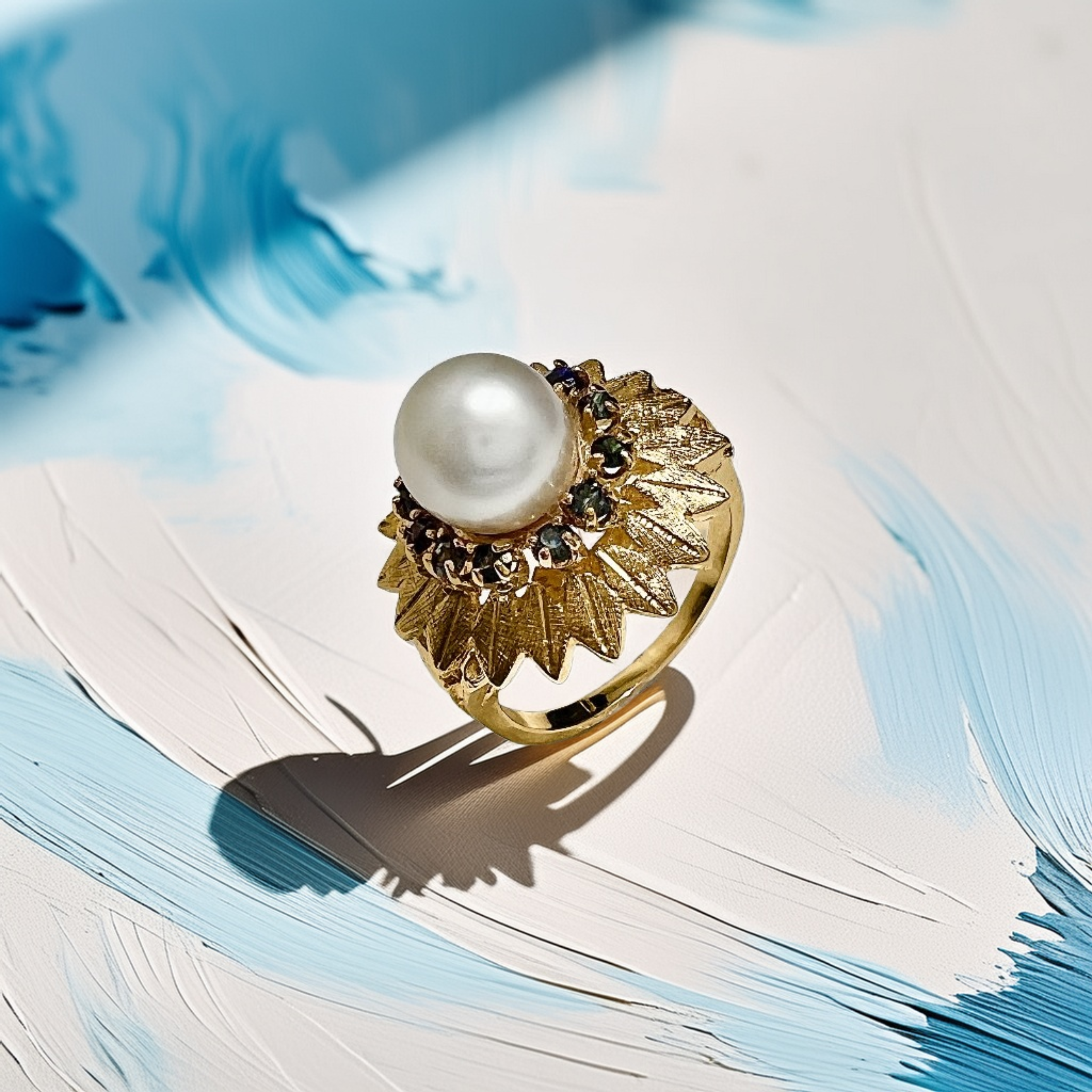 Vintage Pearl Ring 7.80mm
