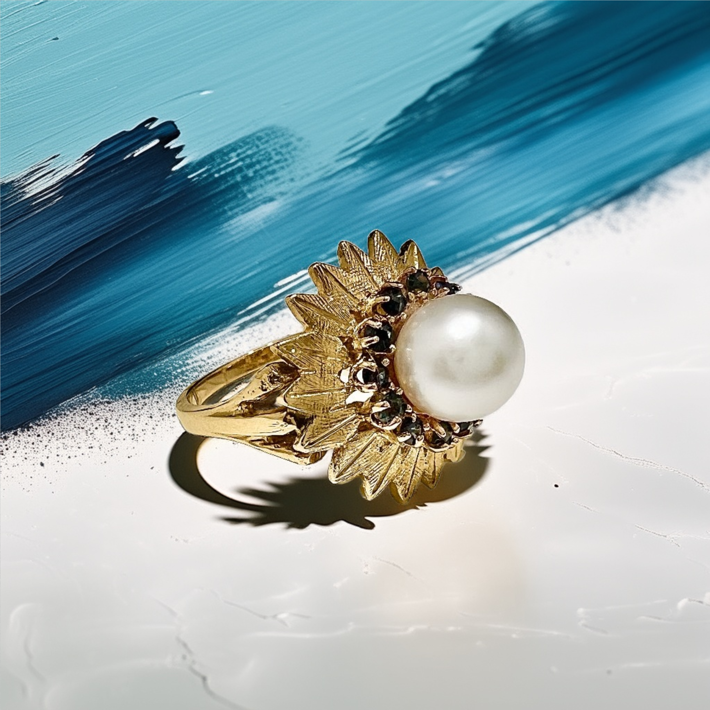 Vintage Pearl Ring 7.80mm